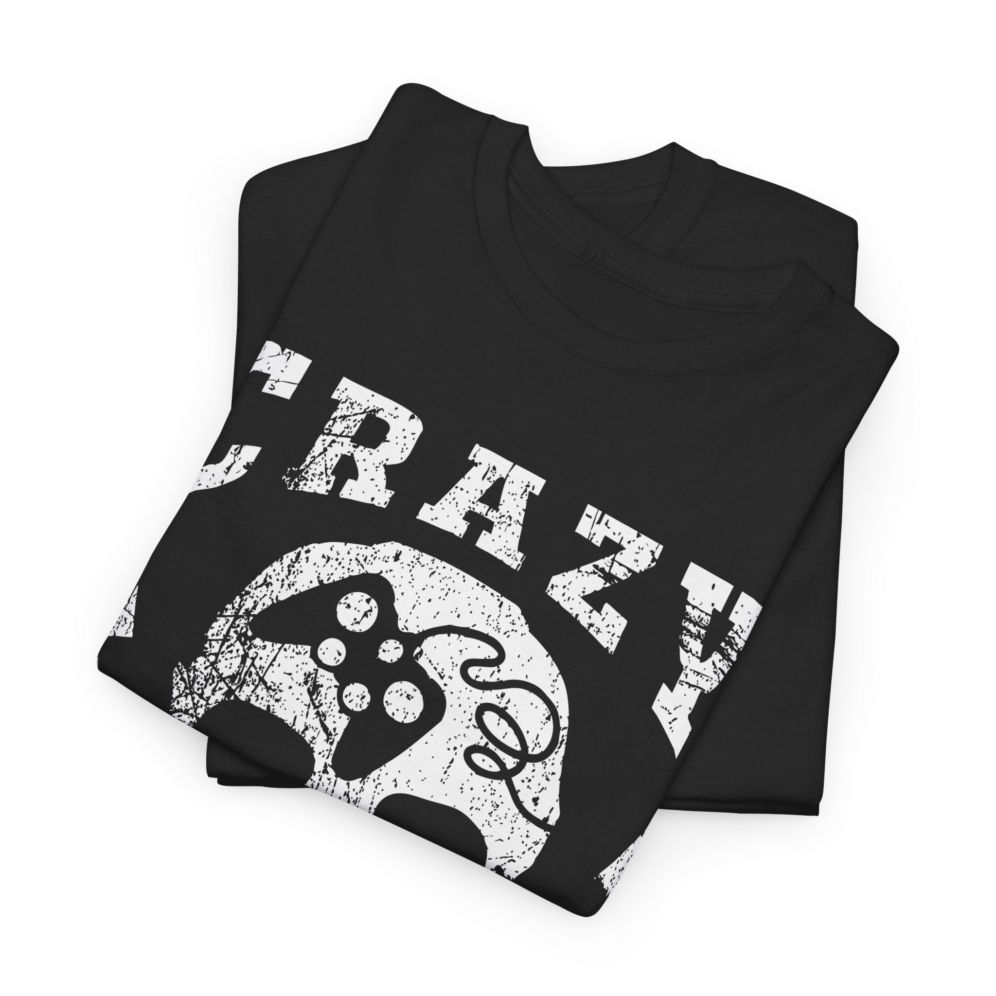 Crazy Gamer T-Shirt — Skull Controller Retro Gaming Tee – Bamerix