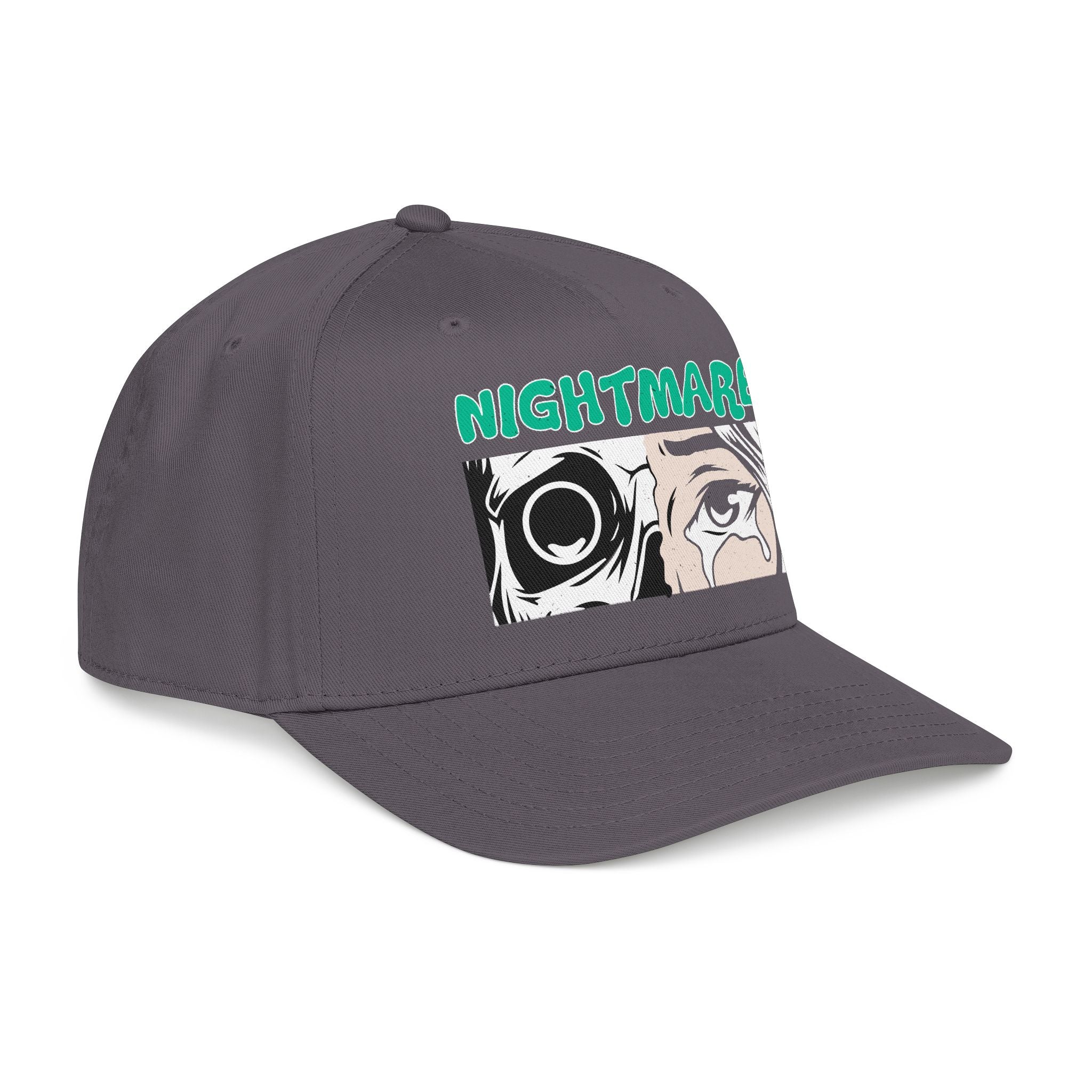 Nightmare Graphic Baseball Cap — Horror Eyes Illustration Cap – Bamerix