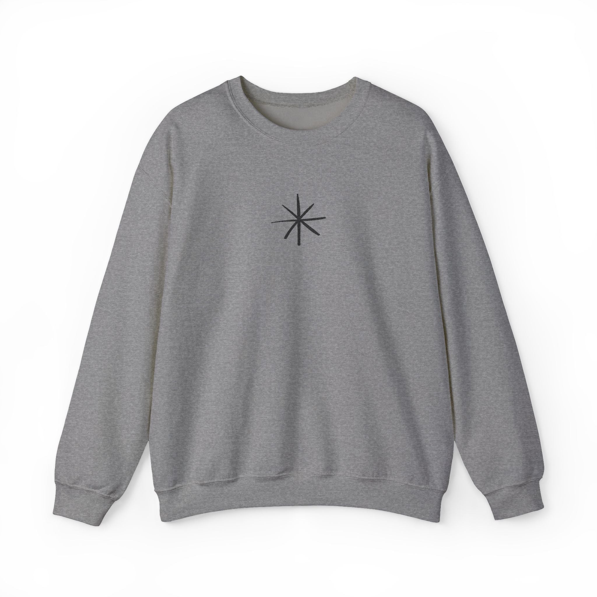 Minimal Starburst Crewneck Sweatshirt – Bamerix