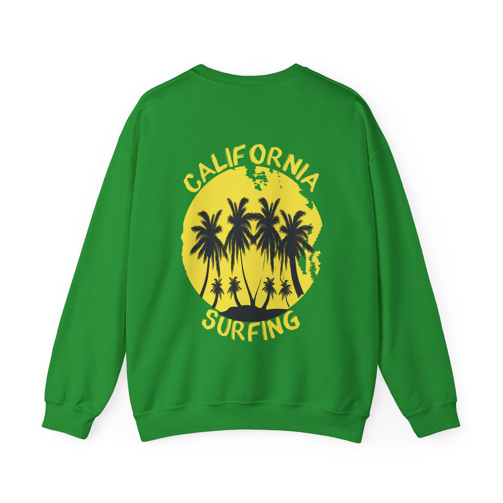 California Surfing Heavy Blend Crewneck Sweatshirt – Bamerix