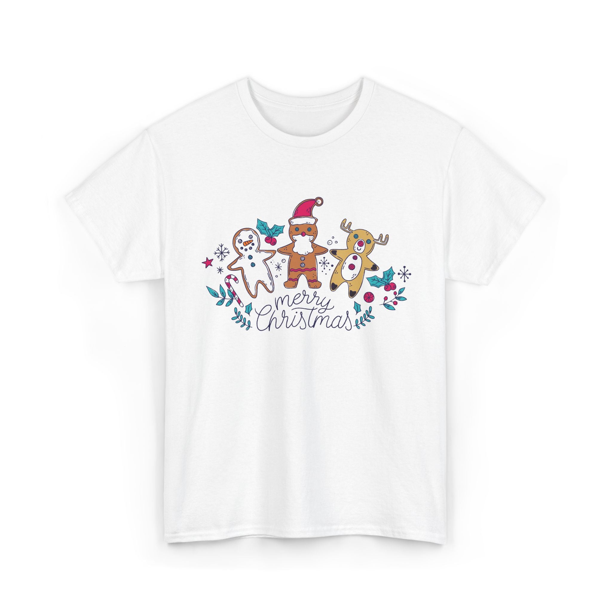 Merry Christmas Unisex Cotton Tee, Holiday Shirt, Christmas Gift – Bamerix