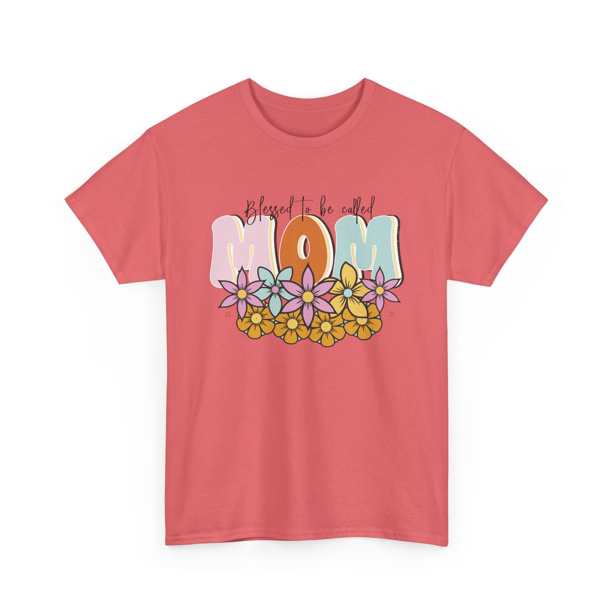 Blessed Mom Shirt – Beautiful Floral Design for Moms – Bamerix