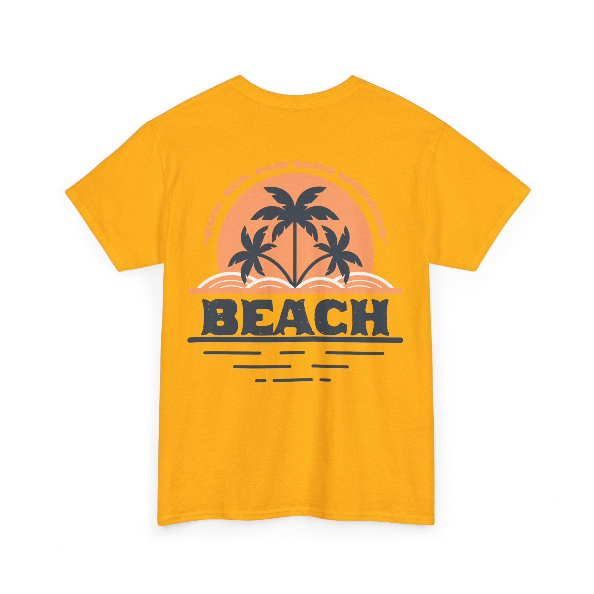 Tropical Beach Back Print Tee – Bamerix