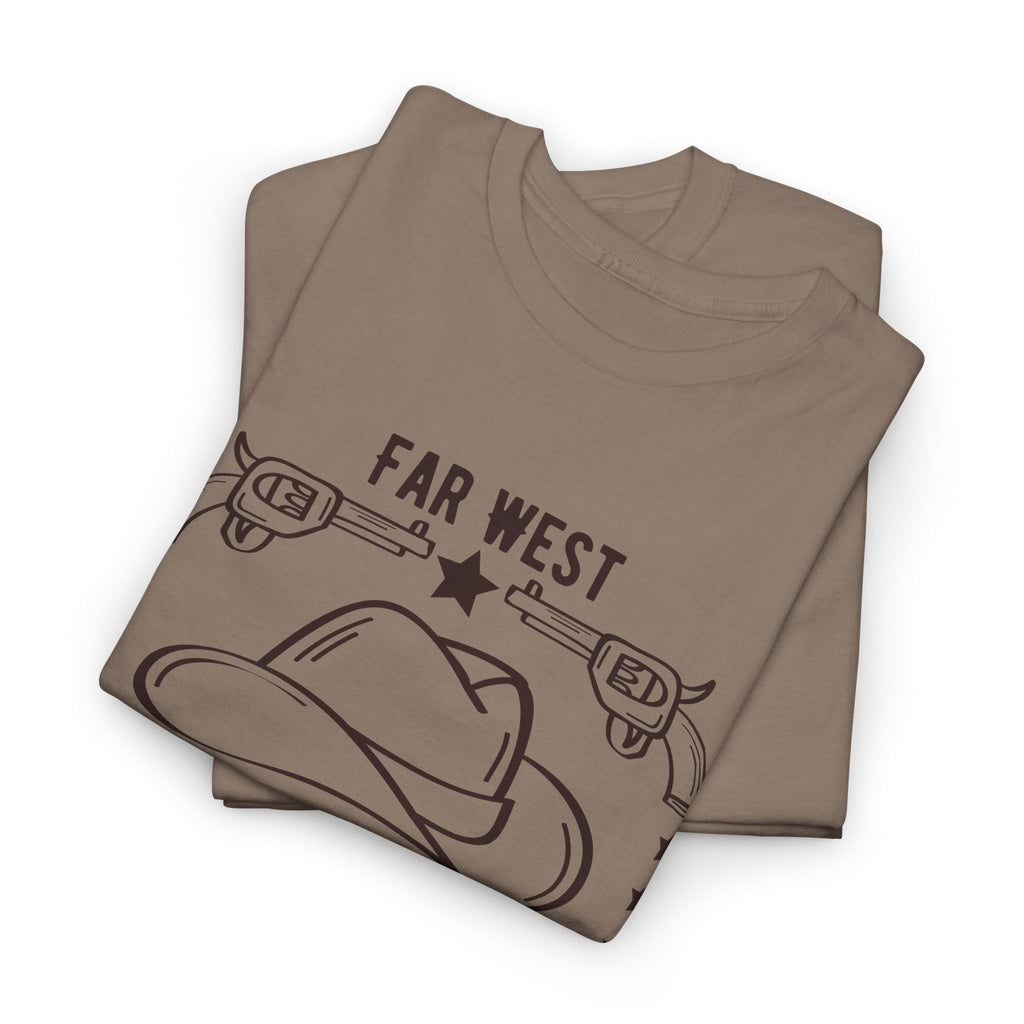 Far West Cowboy Hat Tee — Western Graphic T-Shirt – Bamerix