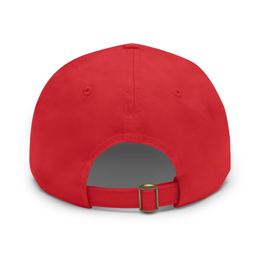 Star Patch Dad Hat — Leather Round Patch Baseball Cap – Bamerix