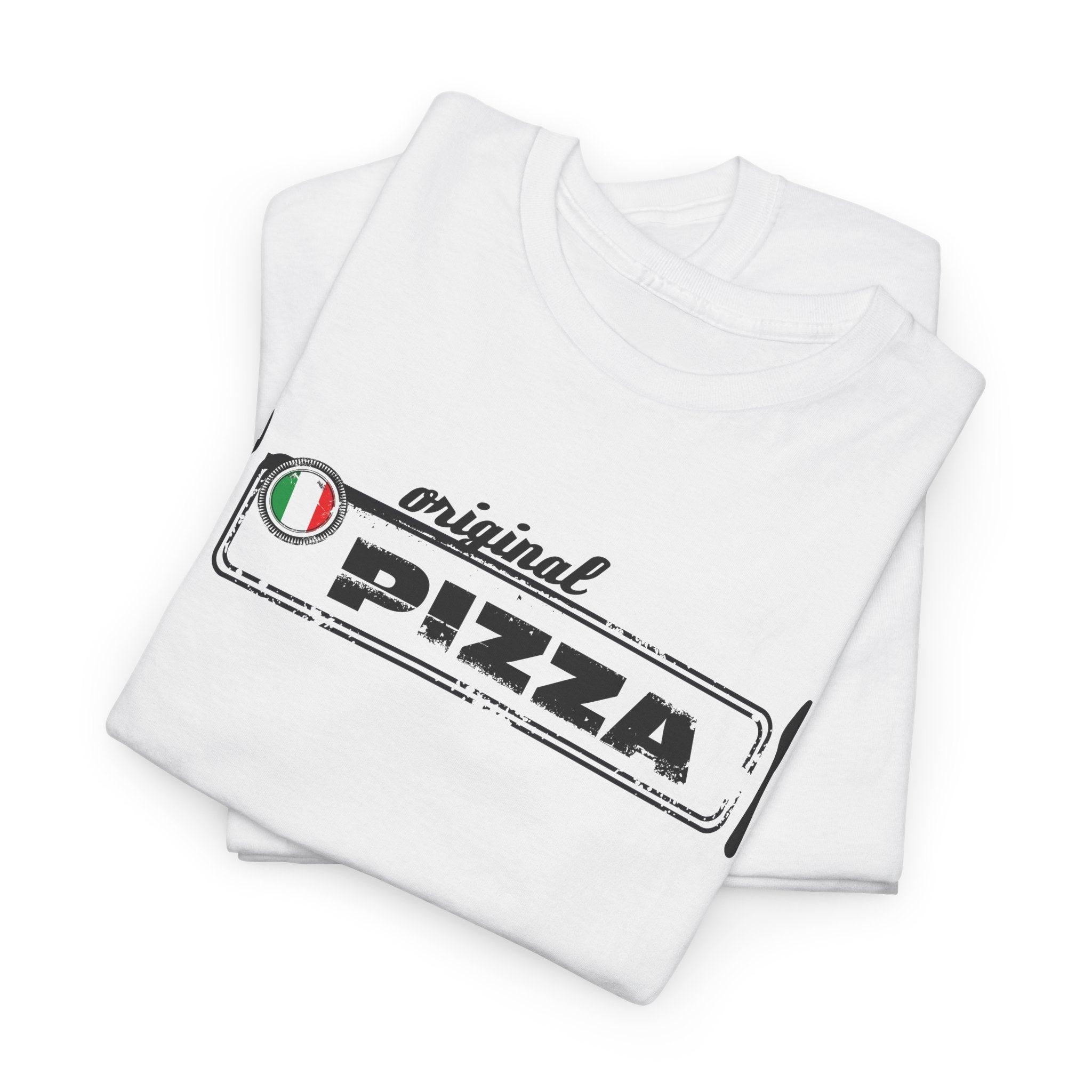 Original Pizza Tee — Retro Italian Pizza Logo T-Shirt – Bamerix