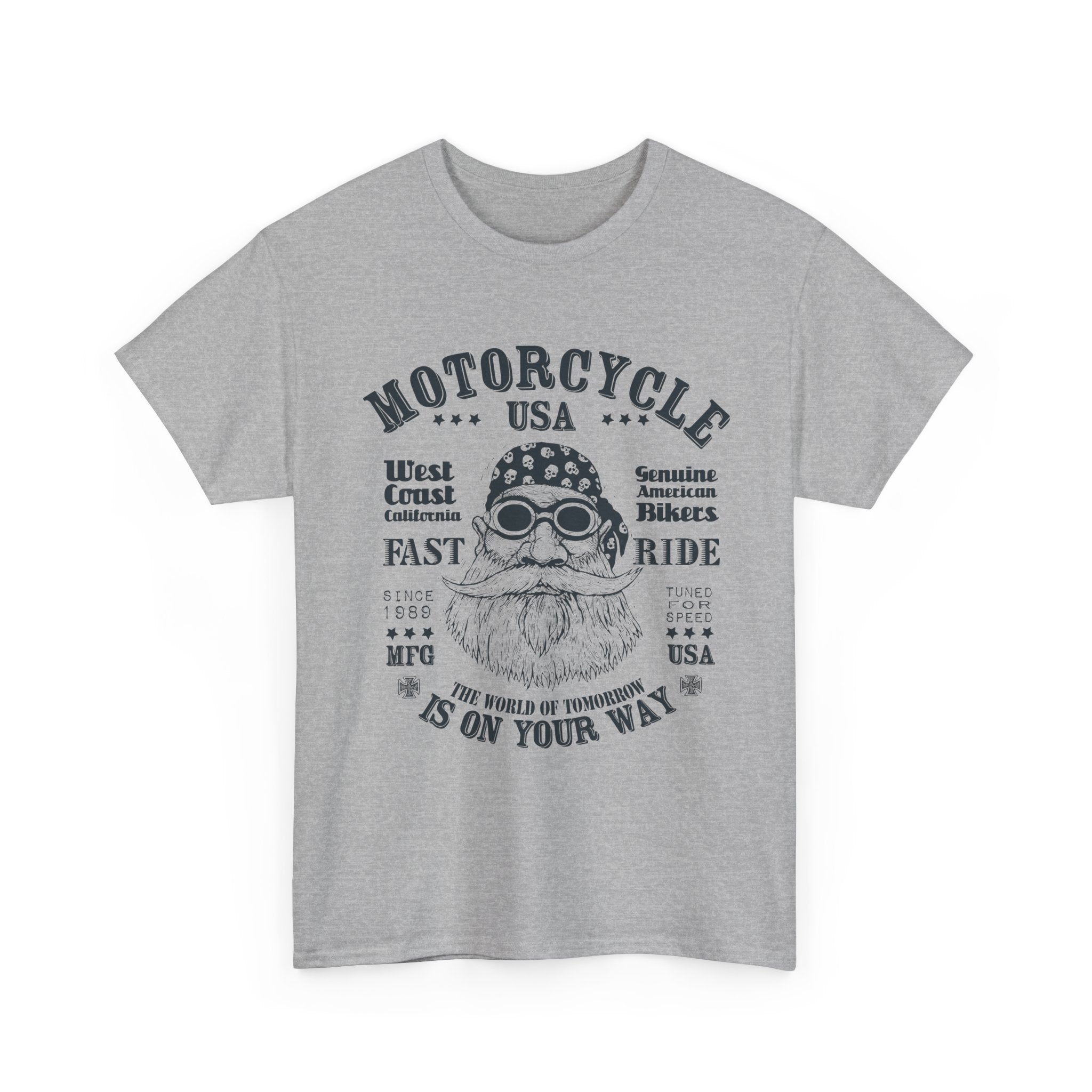 Vintage Motorcycle USA Graphic Tee – Bamerix