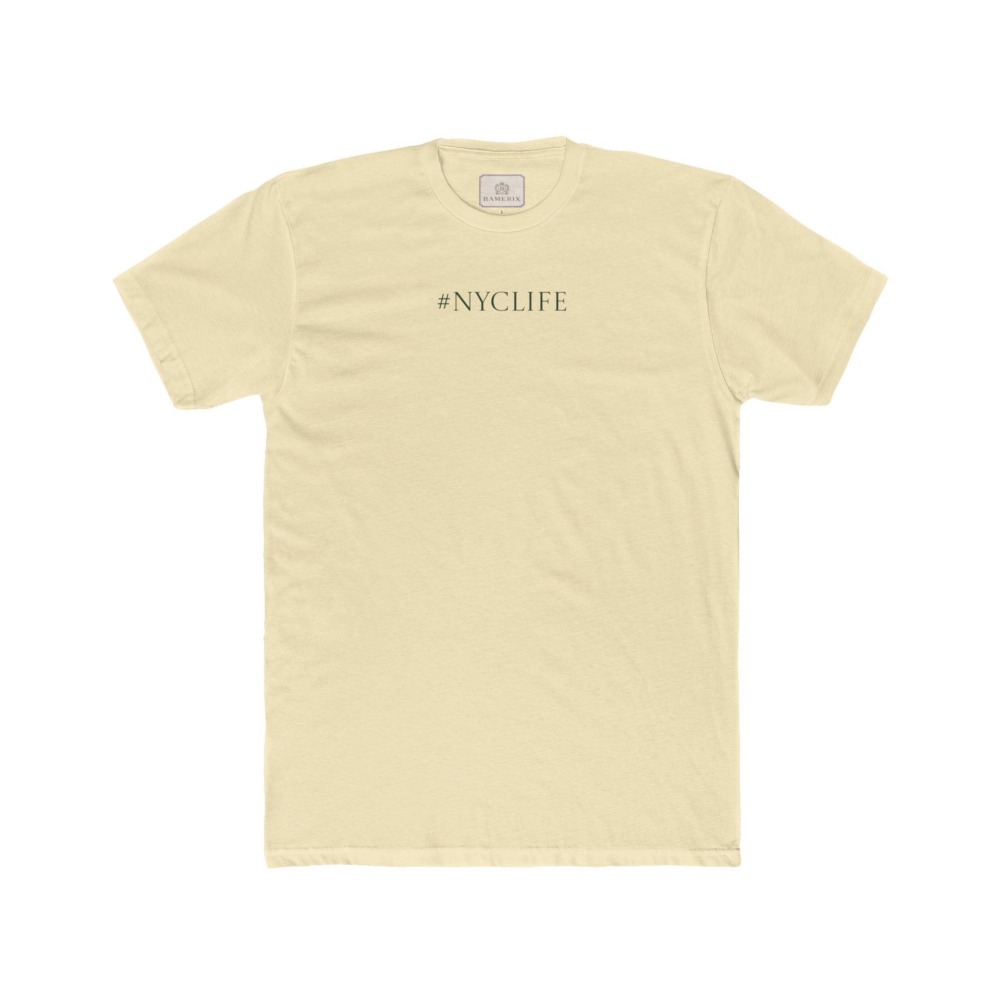 NYC Life Minimalist Crew Tee — #NYCLIFE Graphic T-Shirt – Bamerix