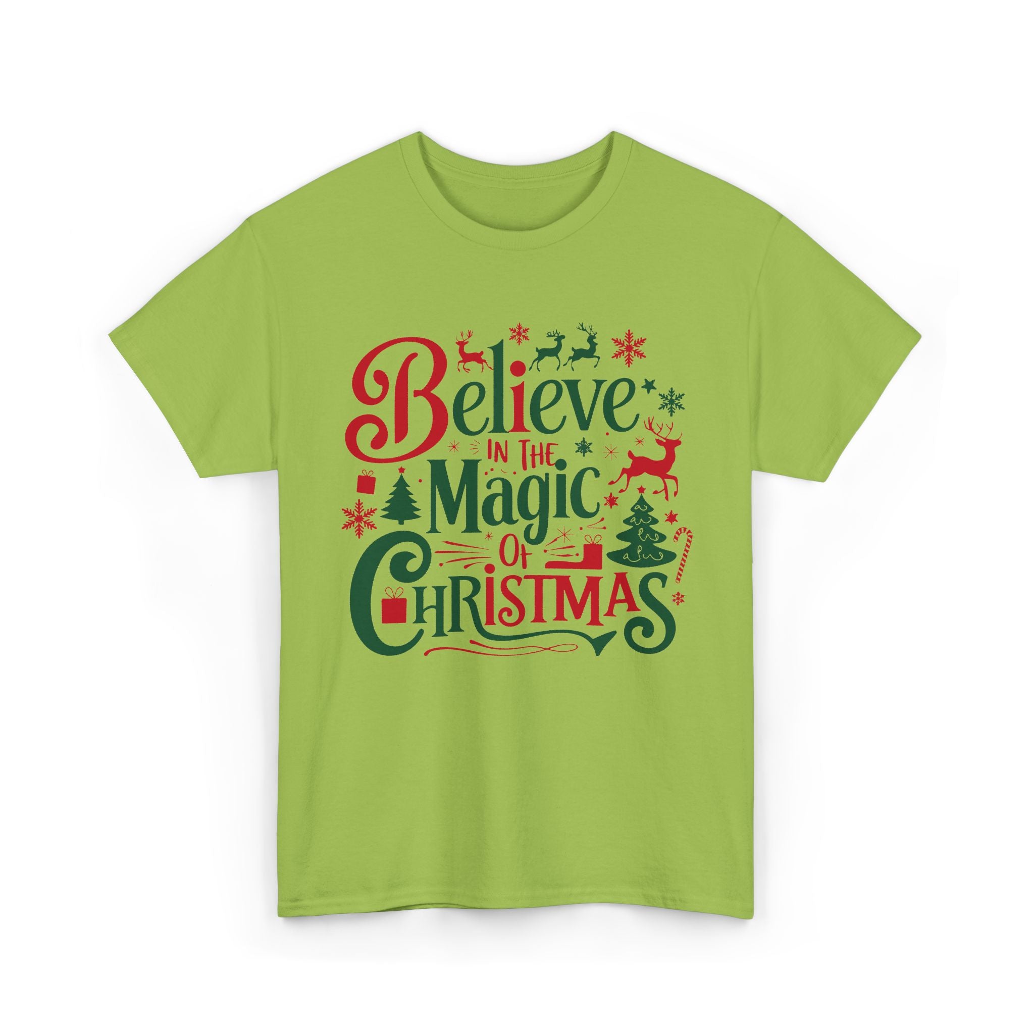 Christmas Magic Unisex Tee - Believe in the Spirit of the Holiday – Bamerix