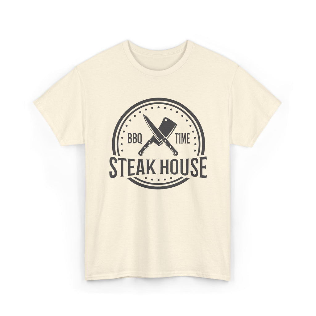 Steak House BBQ Tee — BBQ Time Vintage Grilling T-Shirt