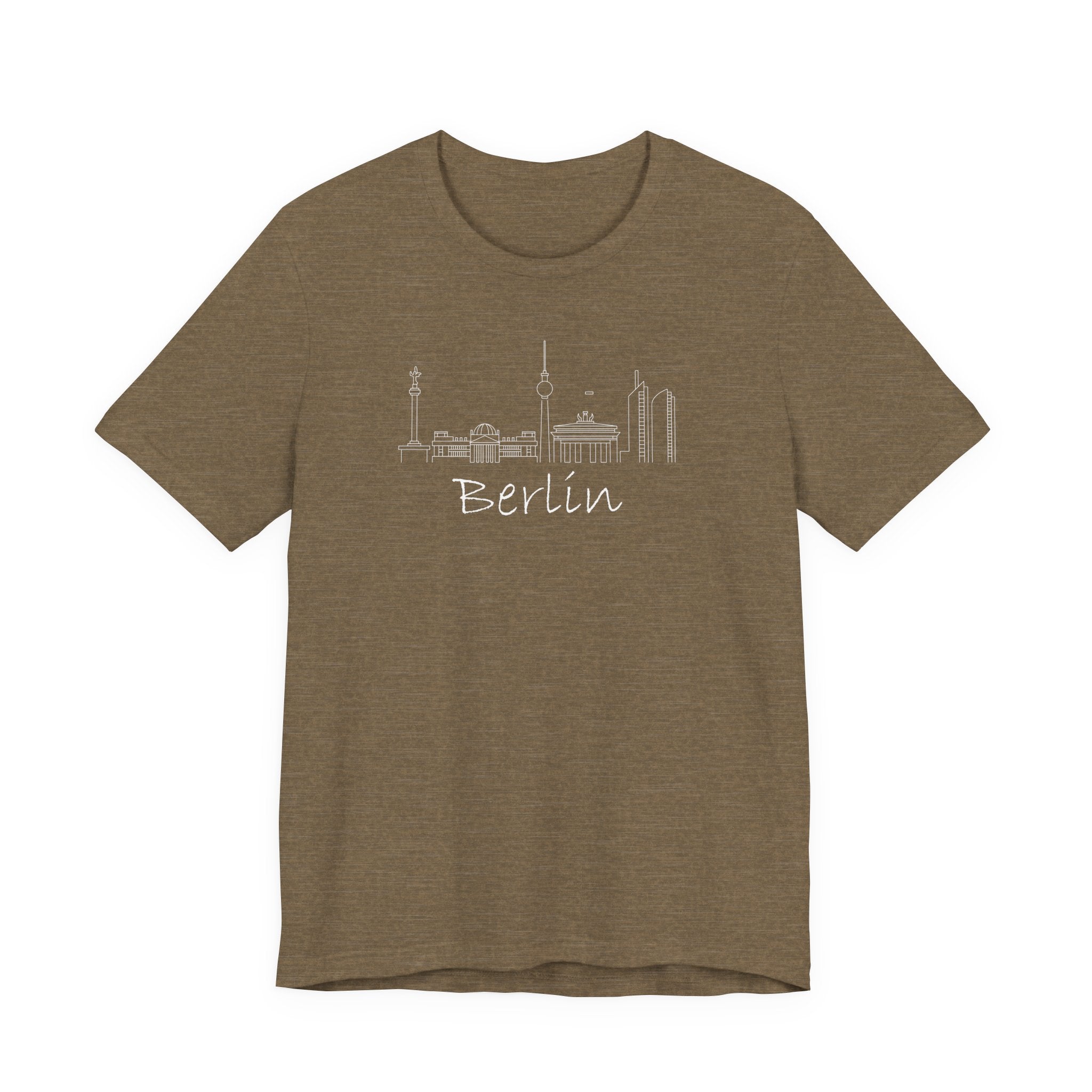 Berlin Skyline Graphic T-Shirt – Minimal City Tee – Bamerix