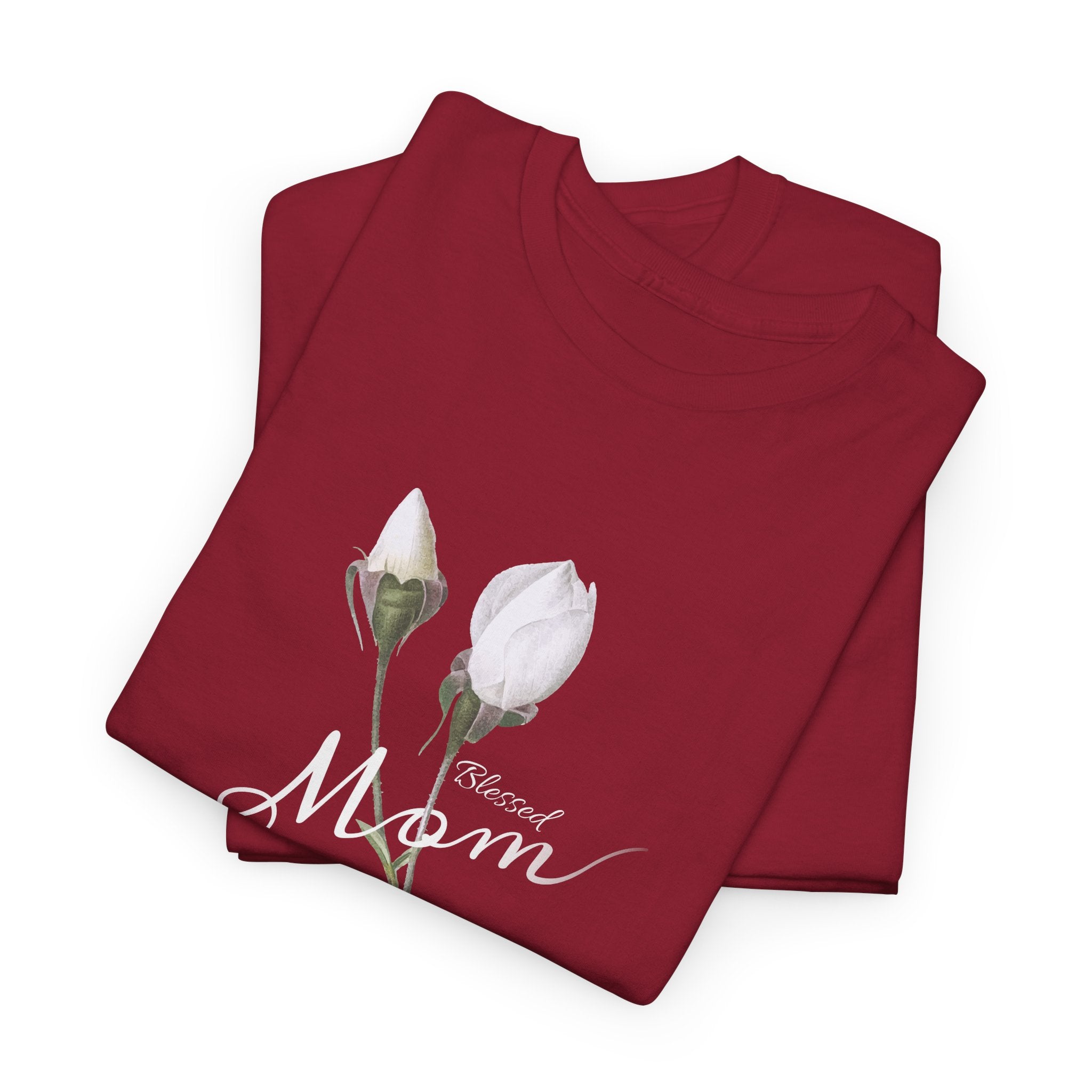 Mom Floral T-Shirt for Women – Minimal Mother's Day Gift – Bamerix
