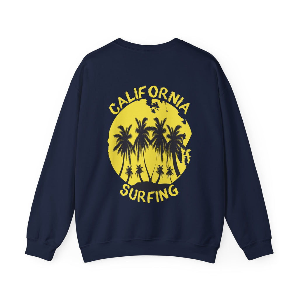 California Surfing Heavy Blend Crewneck Sweatshirt – Bamerix