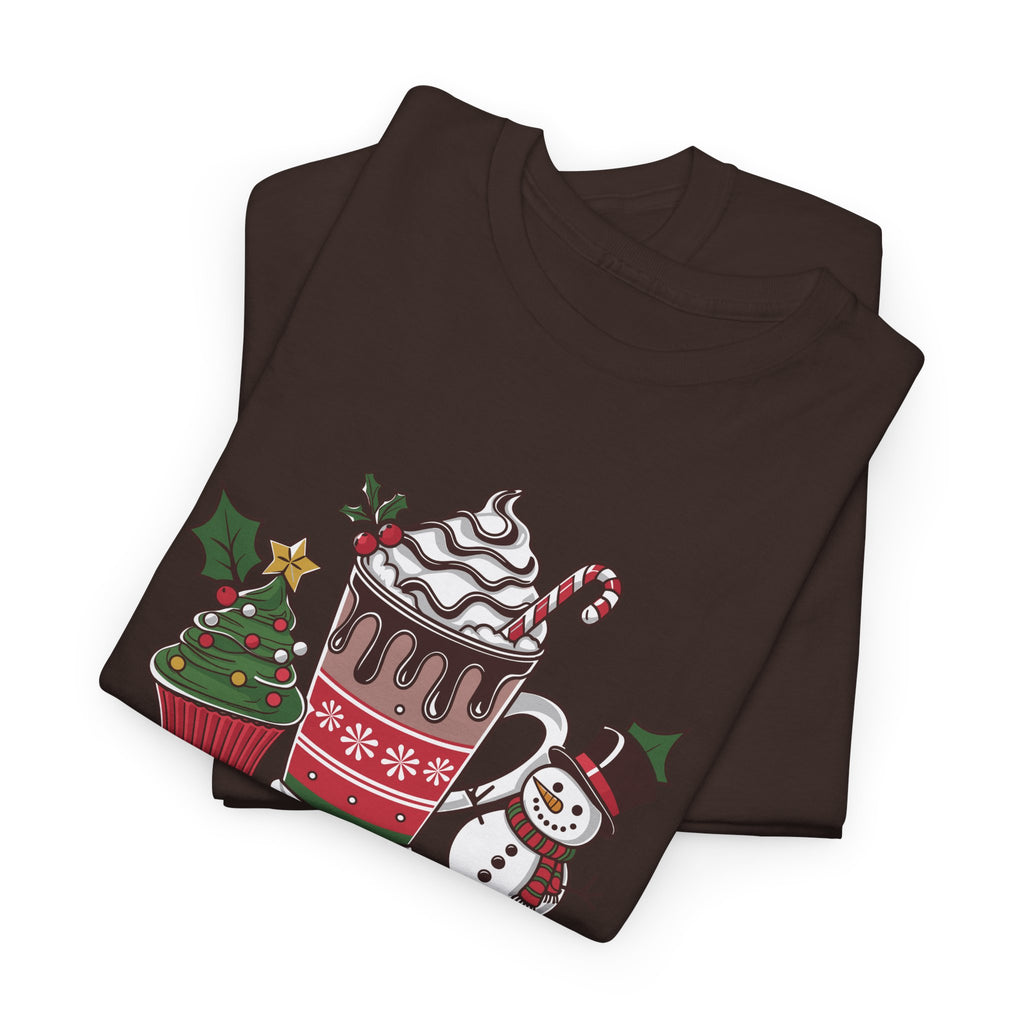 Christmas Spirit Unisex Heavy Cotton Tee, Festive Holiday Shirt – Bamerix