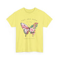 Butterfly Floral Inspirational T-Shirt – Bamerix