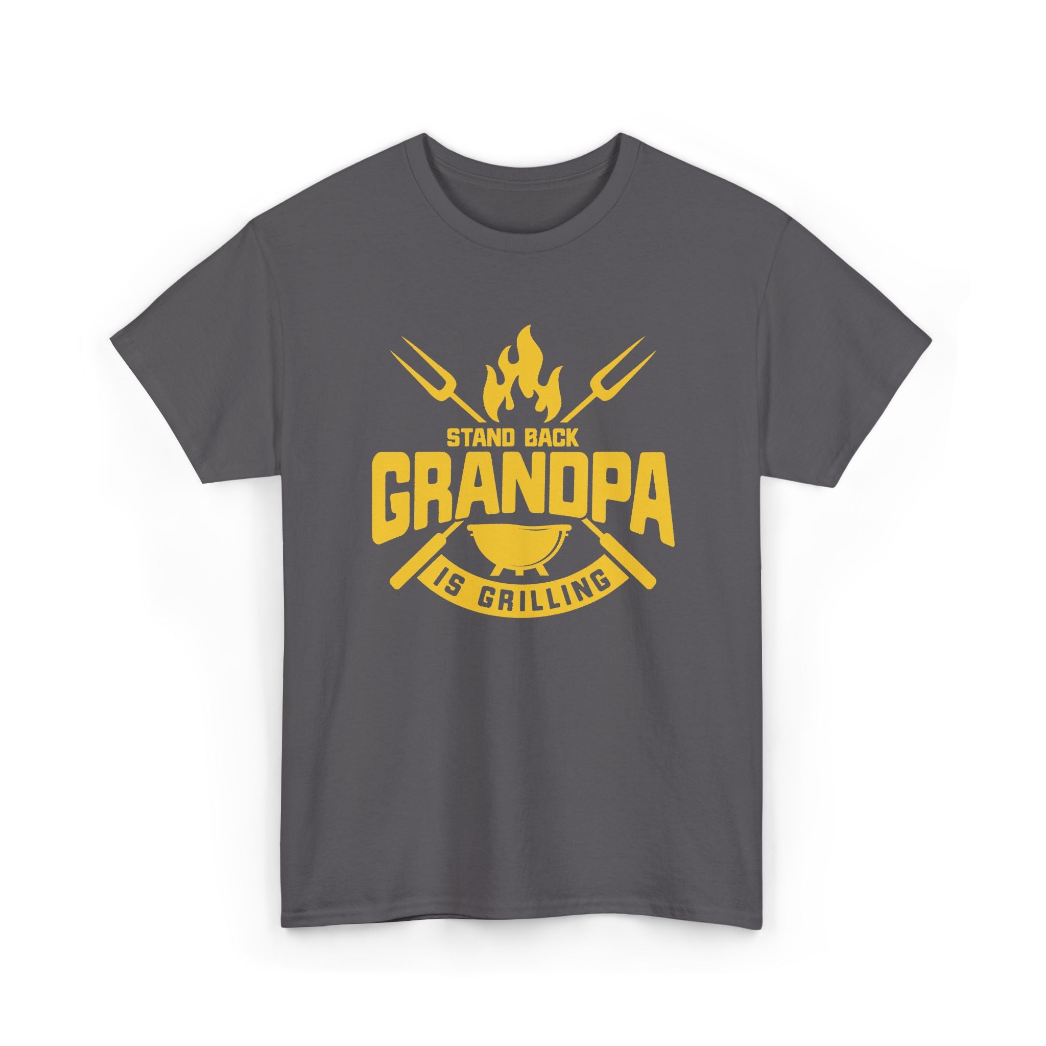 Grandpa Is Grilling T-Shirt — Funny BBQ Grillmaster Tee for Dad & Grandpa