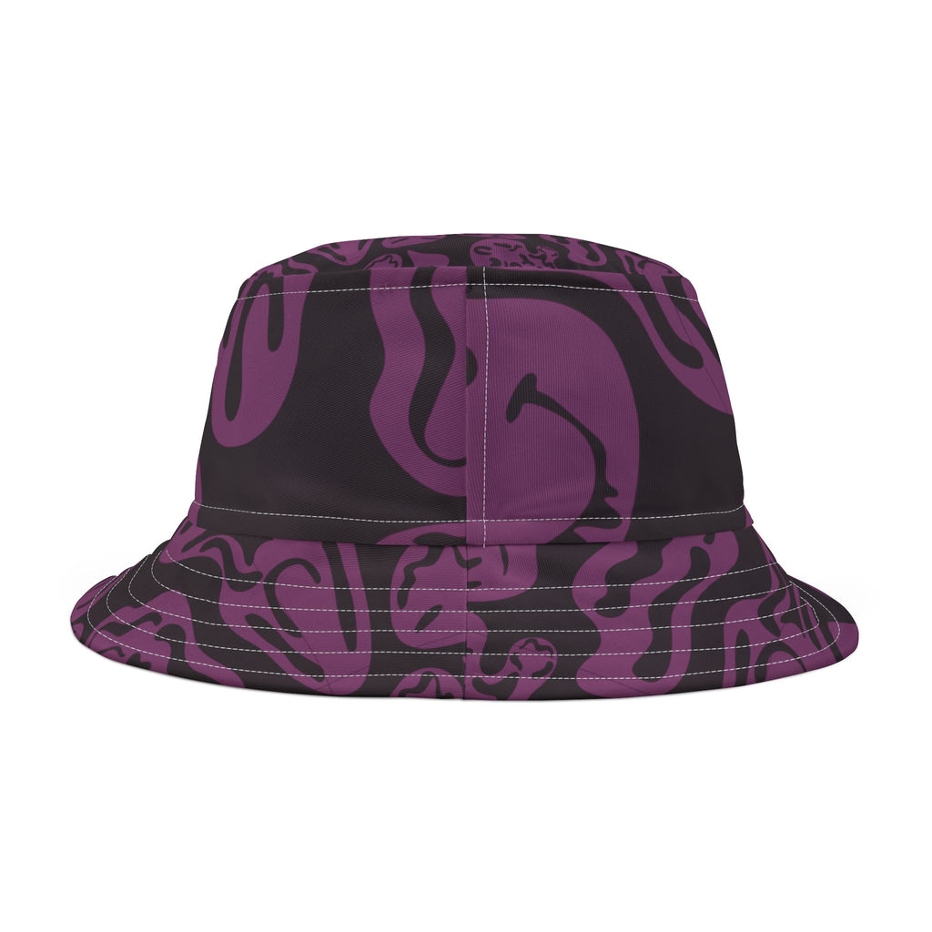 Purple Psychedelic Smile Bucket Hat – Bamerix