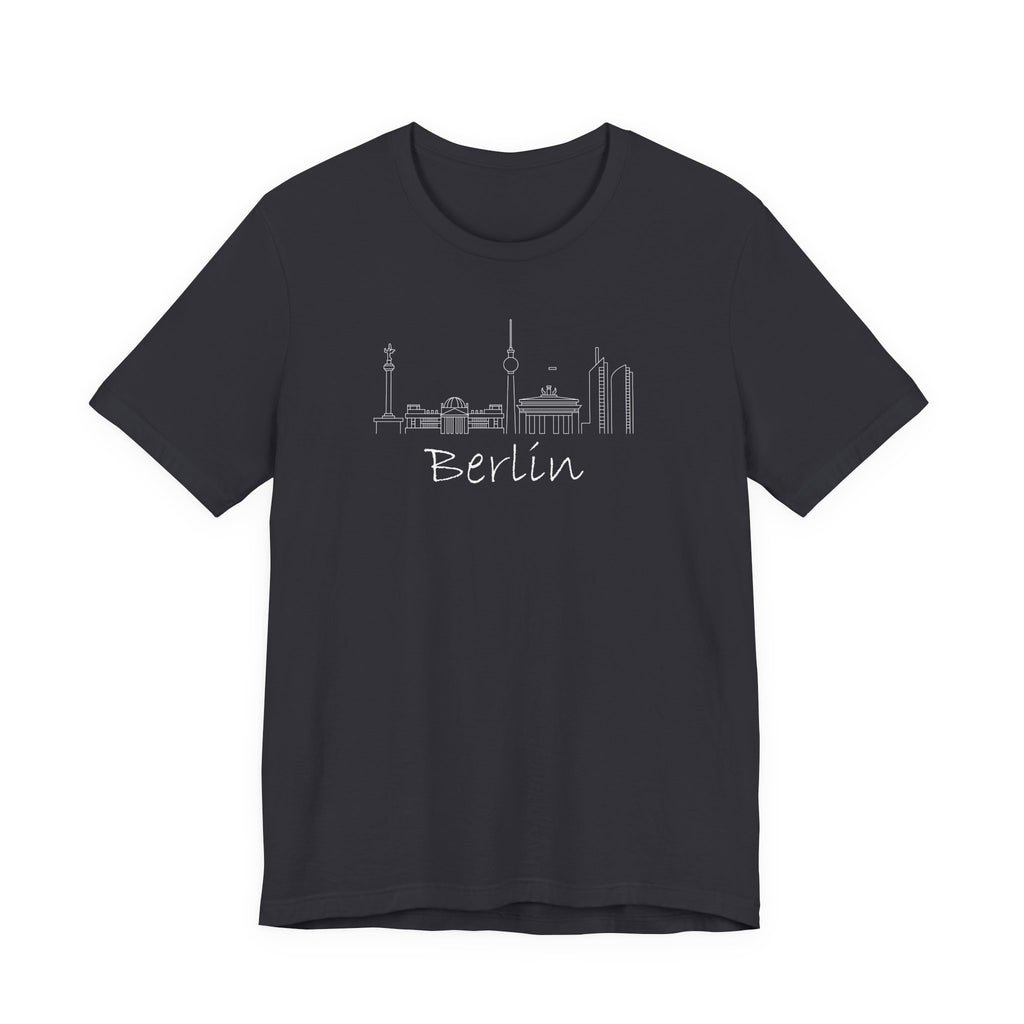 Berlin Skyline Graphic T-Shirt – Minimal City Tee – Bamerix