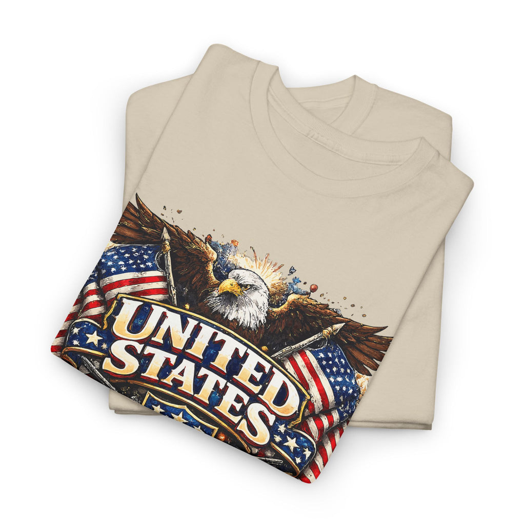Patriotic Eagle 'United States' T-Shirt — American Flag Vintage Graphic Tee – Bamerix