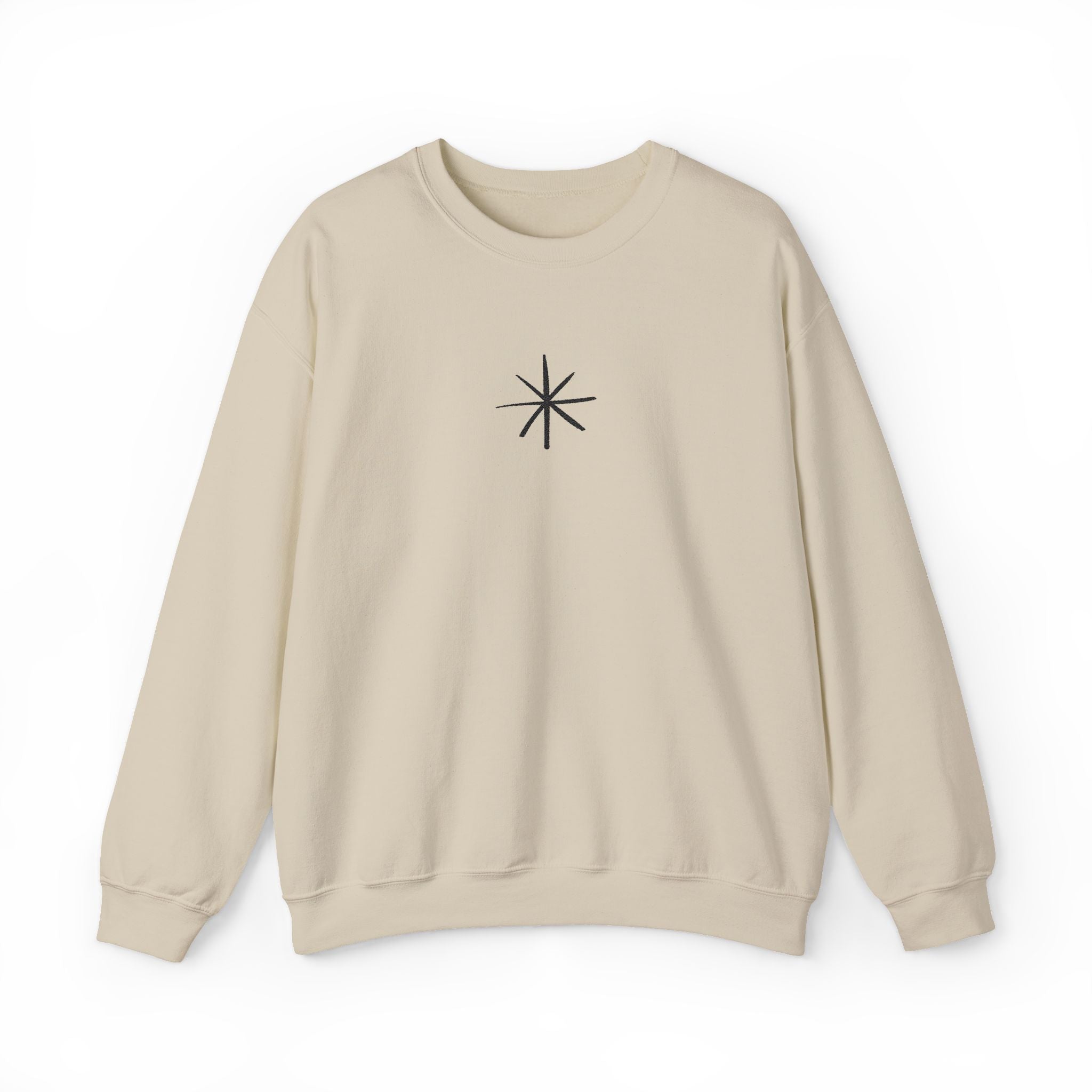 Minimal Starburst Crewneck Sweatshirt – Bamerix