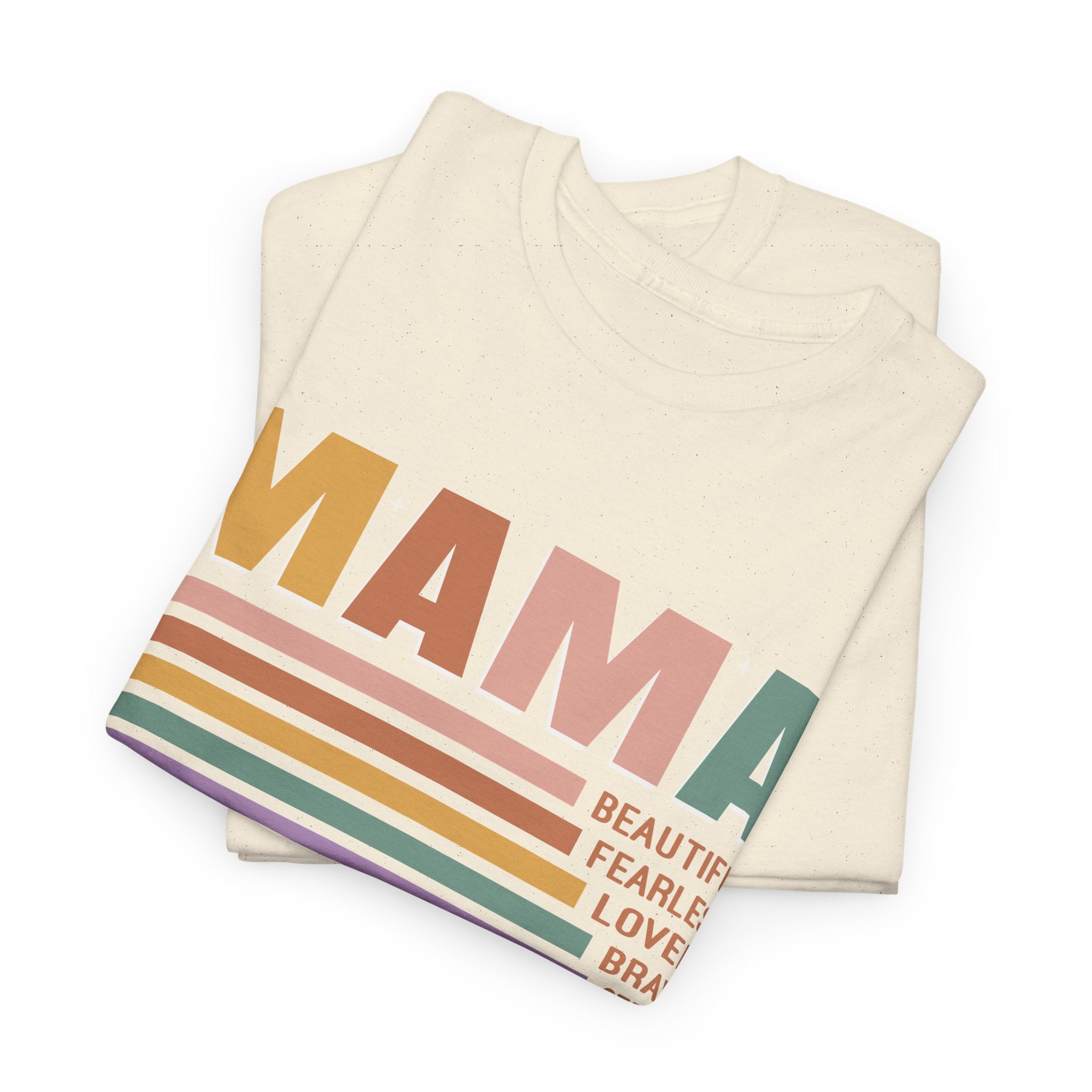 Mama Vintage Rainbow Graphic T-Shirt for Women – Bamerix