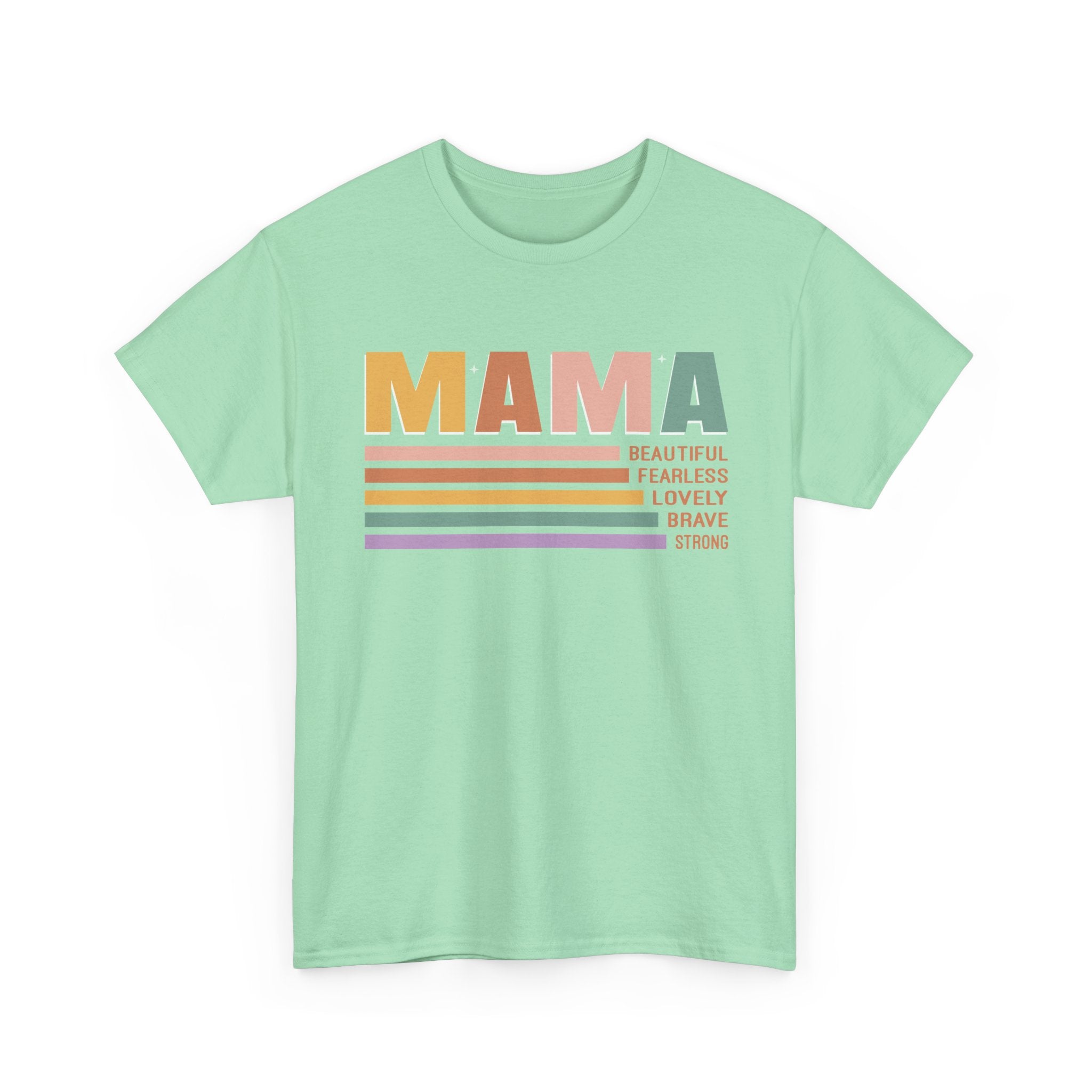 Mama Vintage Rainbow Graphic T-Shirt for Women – Bamerix