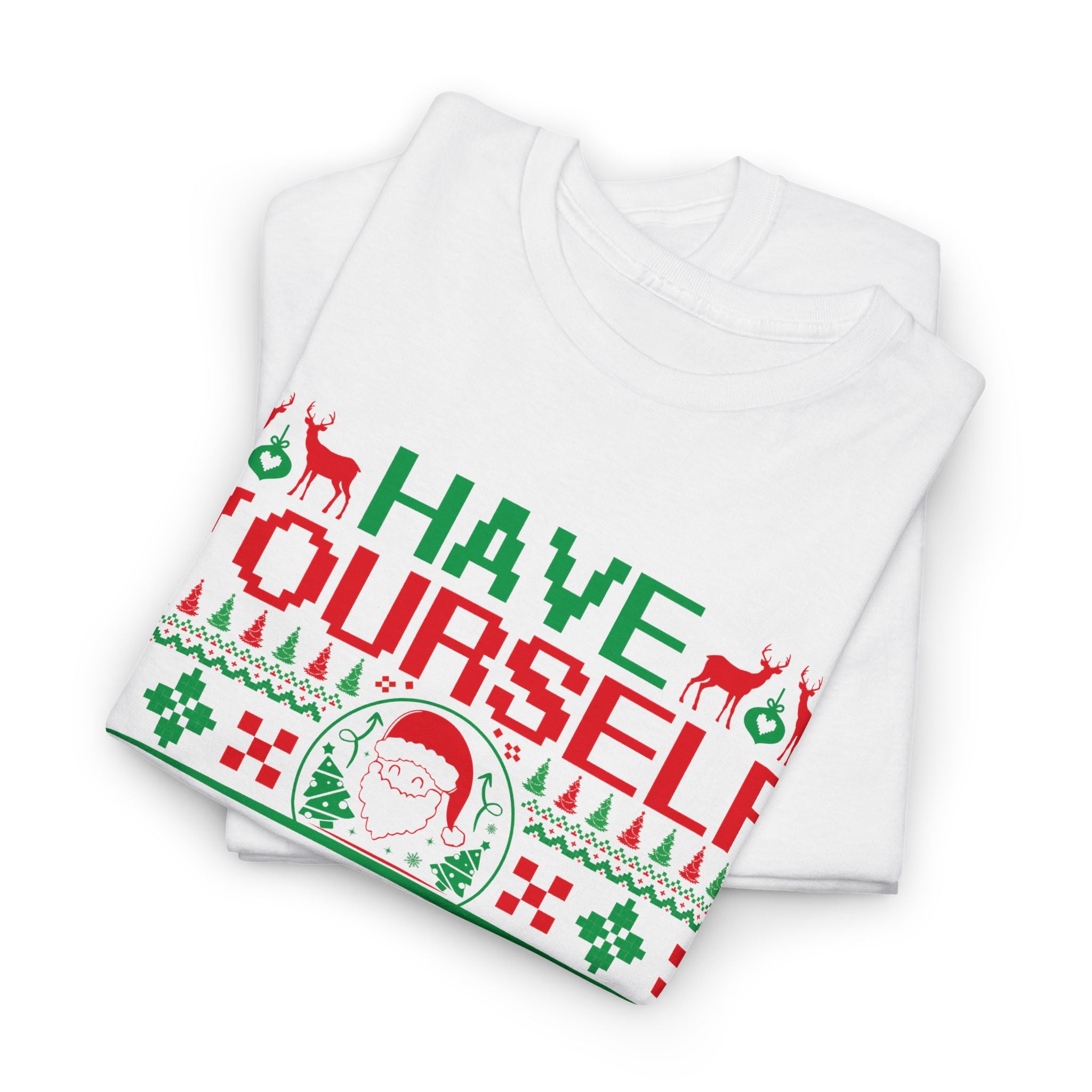 Christmas Graphic Tee, Holiday T-Shirt, Festive Shirt, Xmas Top, Unisex Cotton Tee – Bamerix