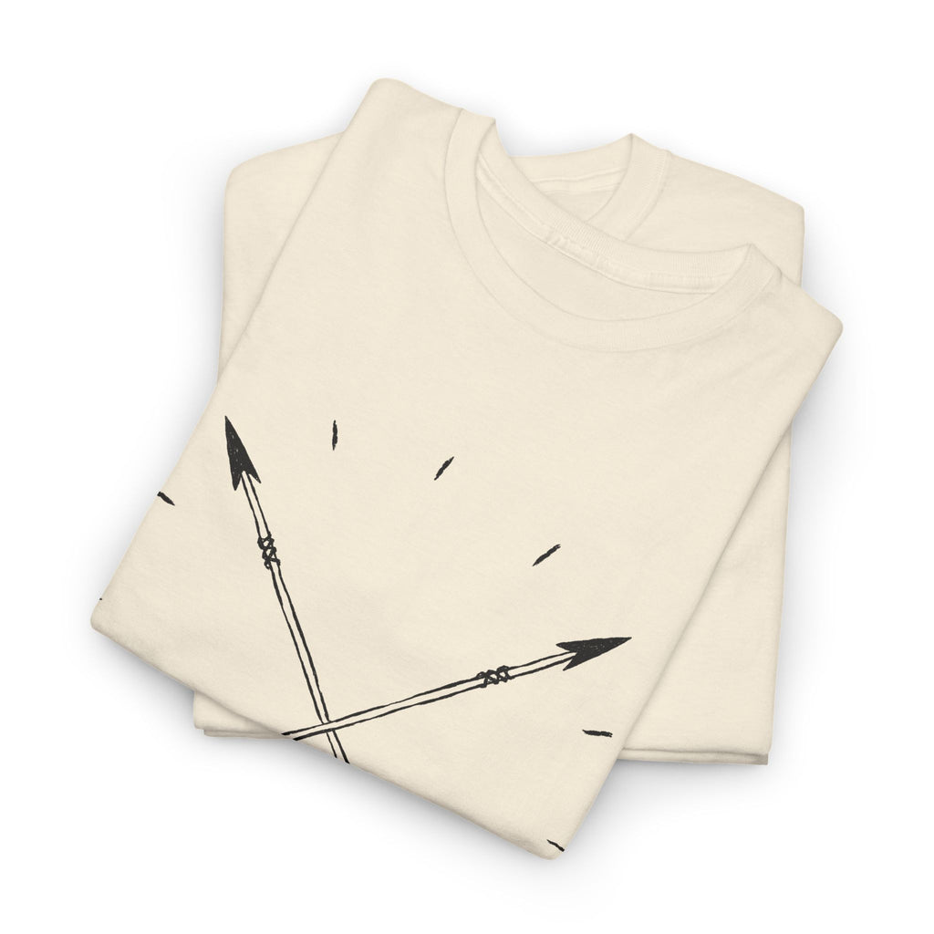 Crossed Arrows Graphic Tee - Rustic Boho Arrow Shirt