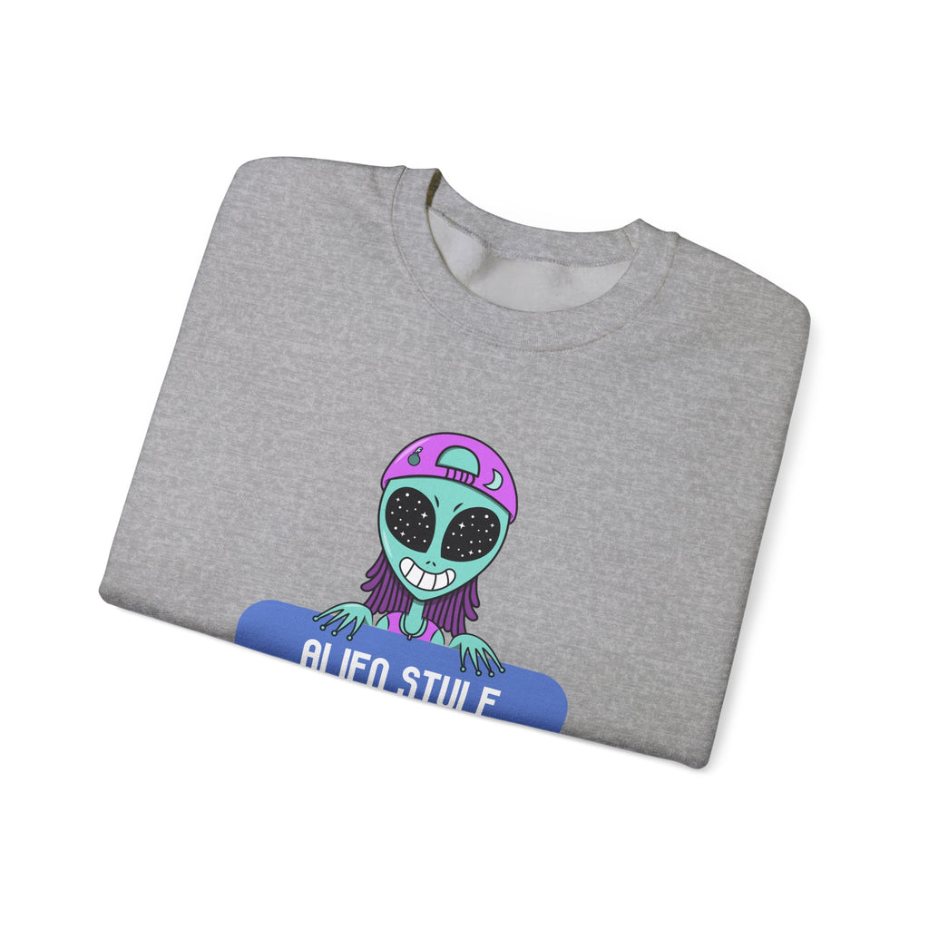 Alien Style Urban Sweatshirt Unisex Crewneck – Bamerix