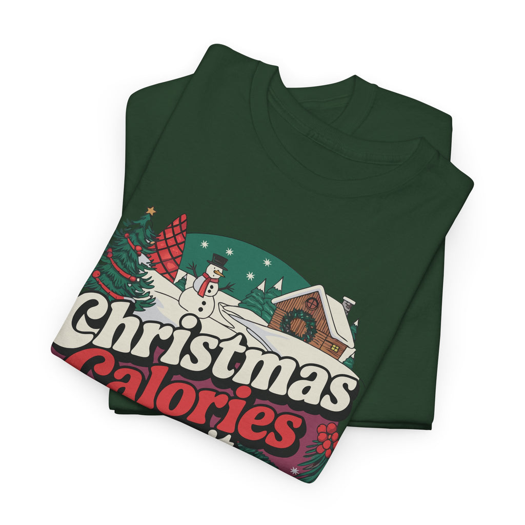 Christmas Calories Don't Count T-Shirt, Funny Holiday Tee – Bamerix