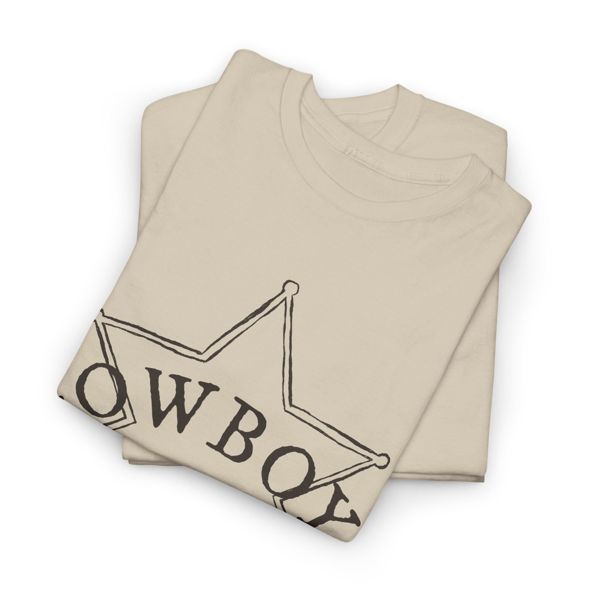 Cowboys Wyoming Sheriff Star T-Shirt — Vintage Western Tee