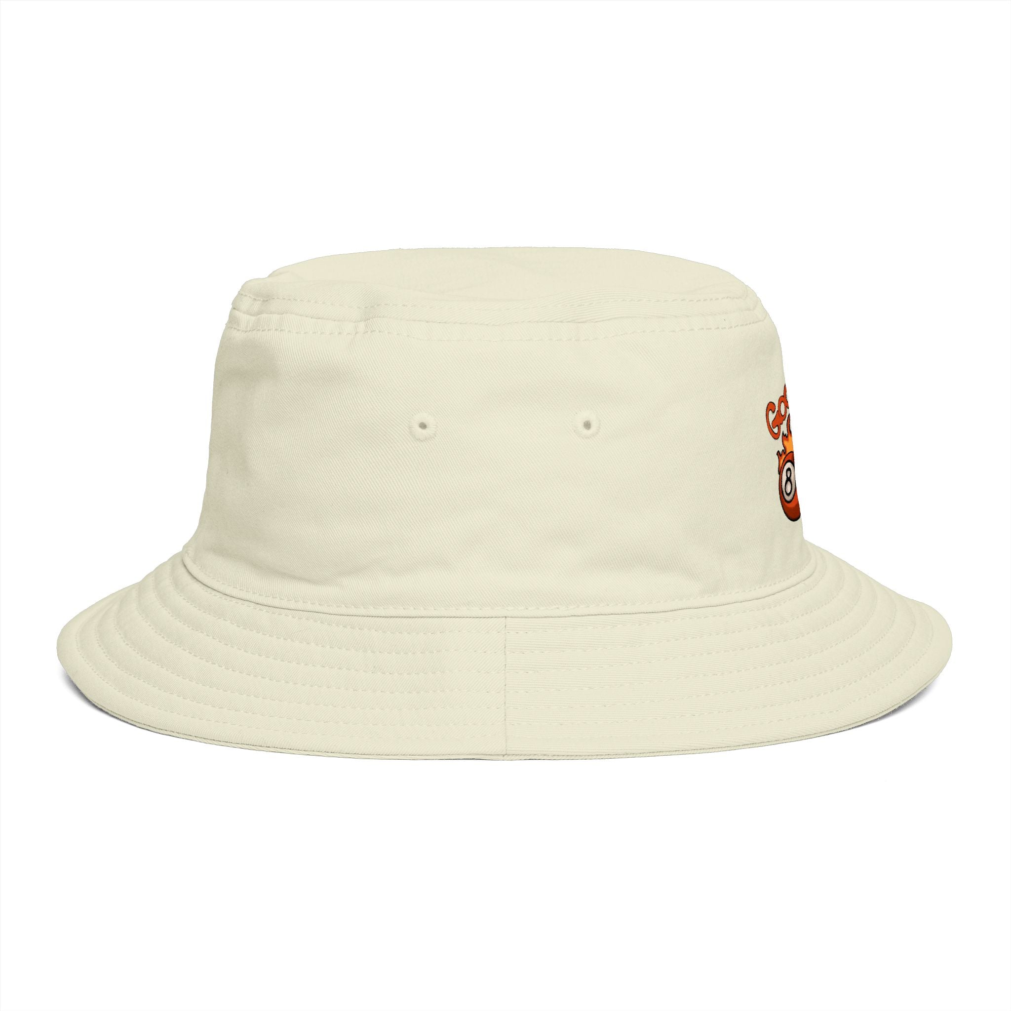 Good Vibes Orange Cartoon Bucket Hat – Bamerix