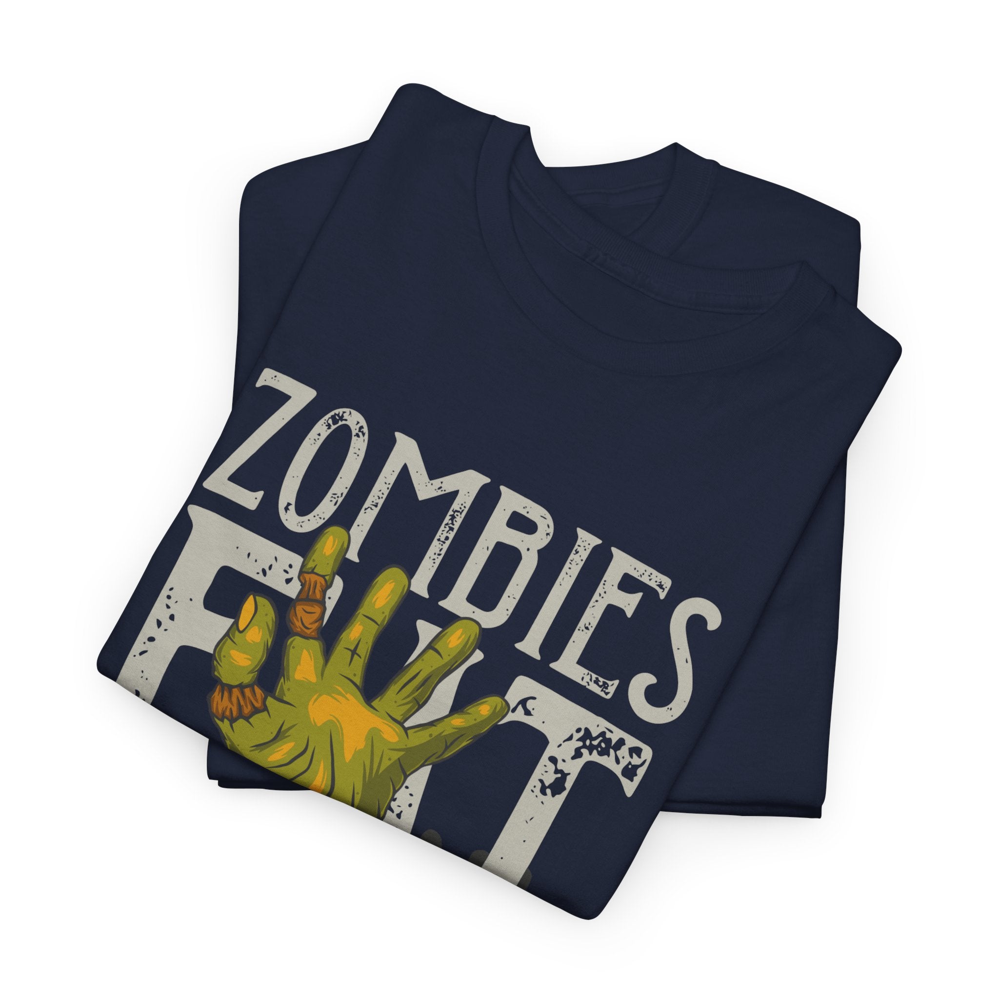 Zombie Eat Graphic Tee — Zombies Eat So You Should Be Fine Halloween T-Shirt – Bamerix