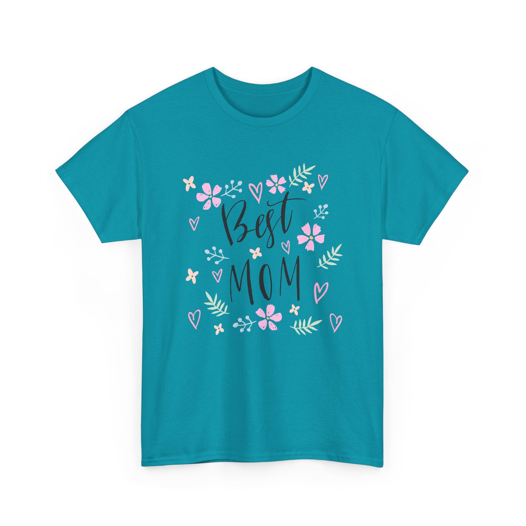 Best Mom Floral T-Shirt – Mother's Day Gift Tee – Bamerix