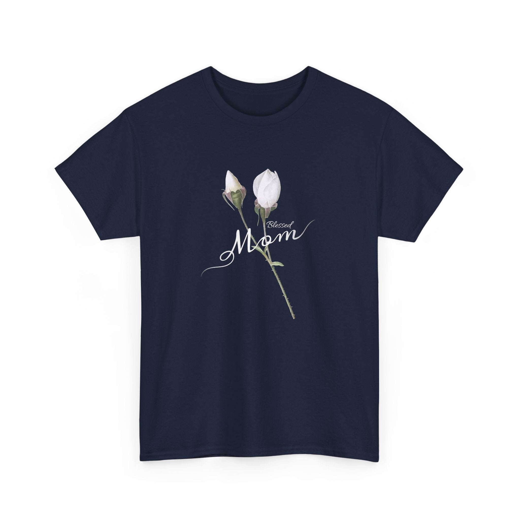 Mom Floral T-Shirt for Women – Minimal Mother's Day Gift – Bamerix