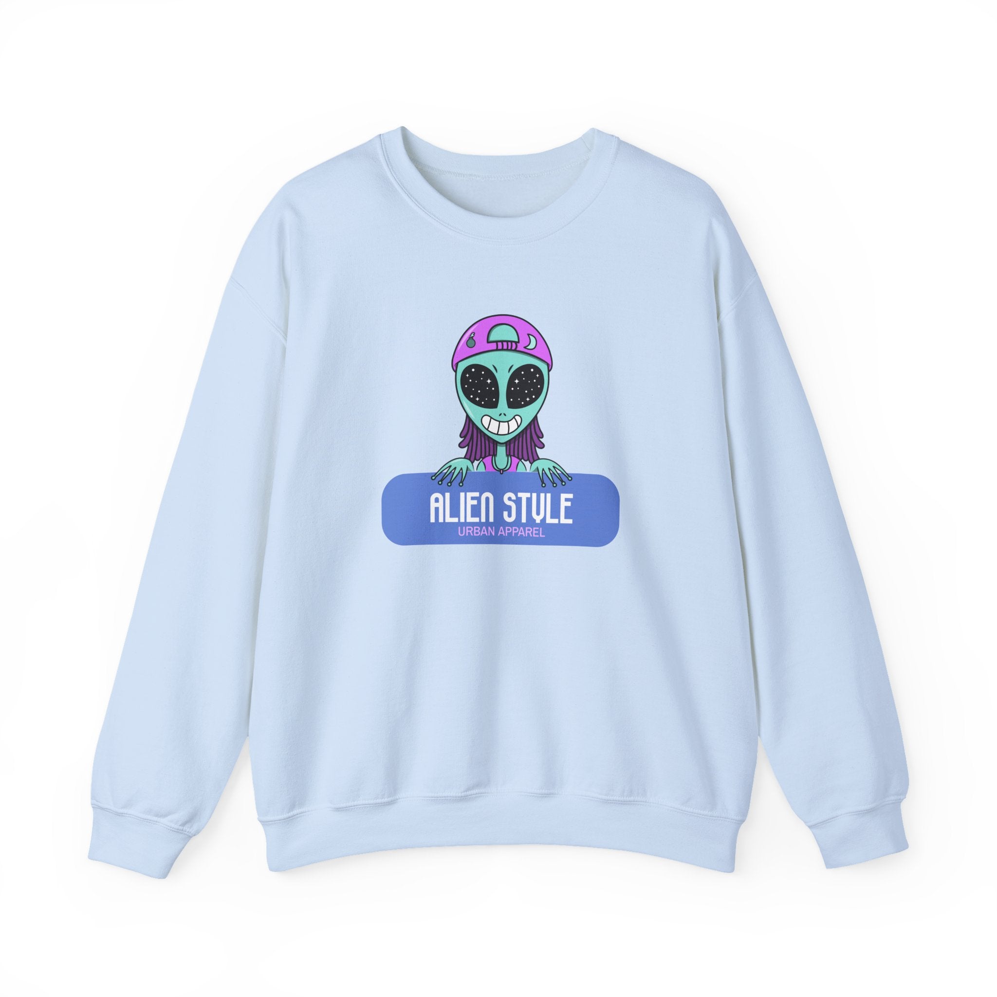 Alien Style Urban Sweatshirt Unisex Crewneck – Bamerix