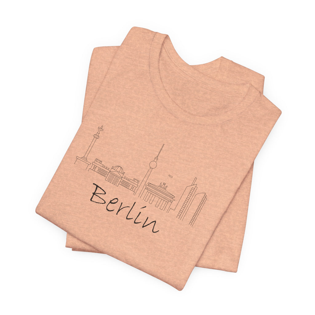 Berlin Skyline Graphic T-Shirt – Minimal City Tee – Bamerix