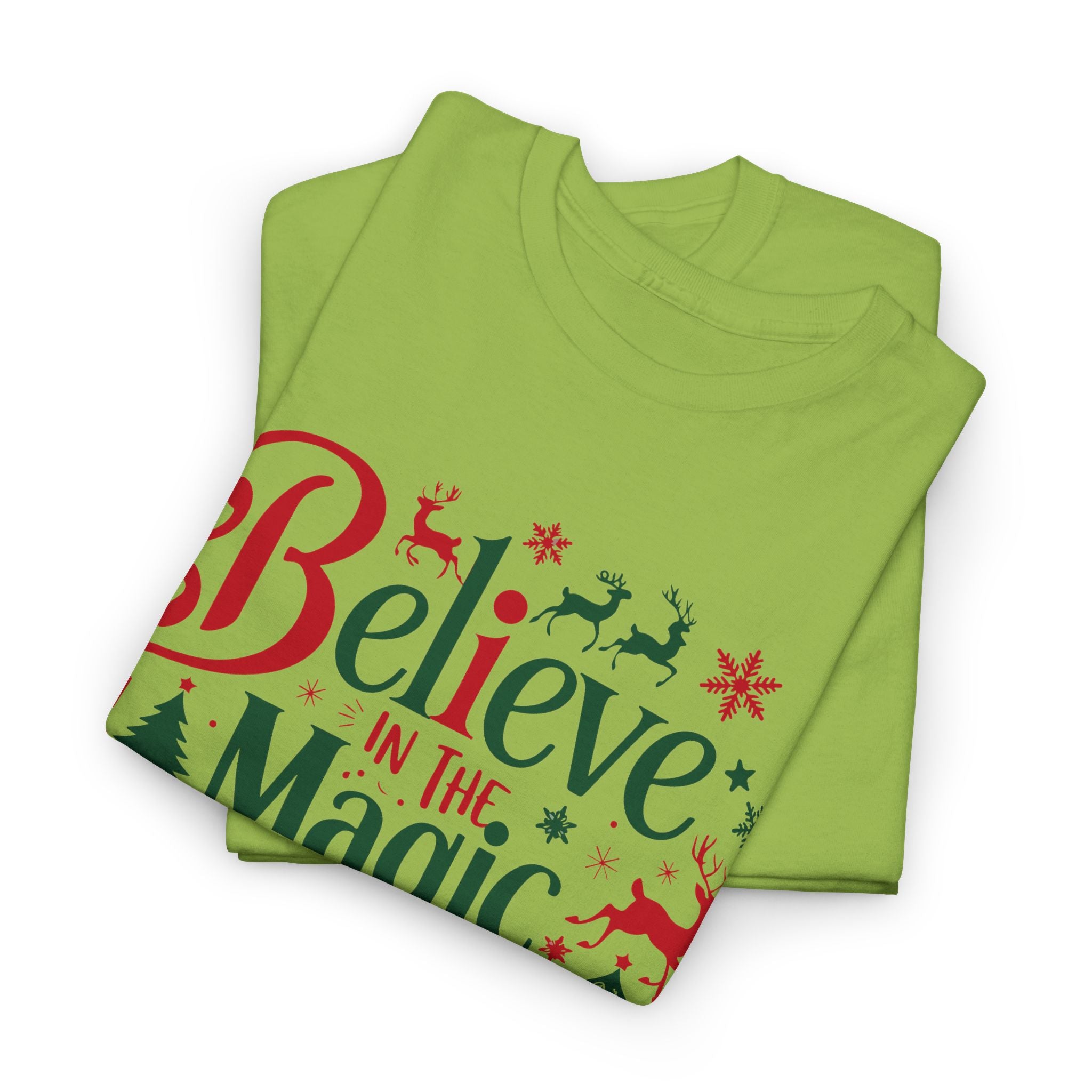 Christmas Magic Unisex Tee - Believe in the Spirit of the Holiday – Bamerix