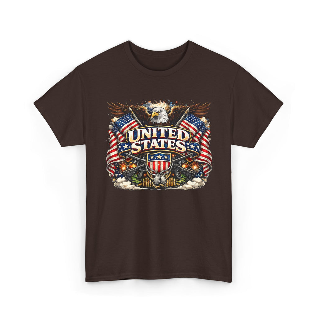 Patriotic Eagle 'United States' T-Shirt — American Flag Vintage Graphic Tee – Bamerix