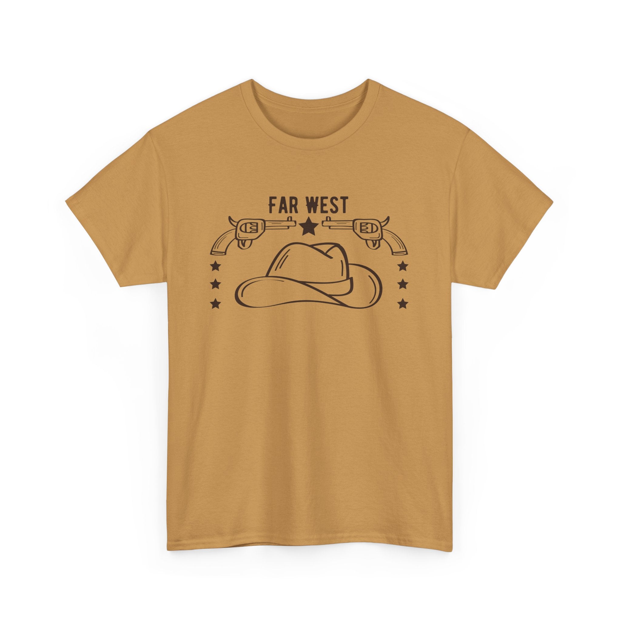 Far West Cowboy Hat Tee — Western Graphic T-Shirt – Bamerix