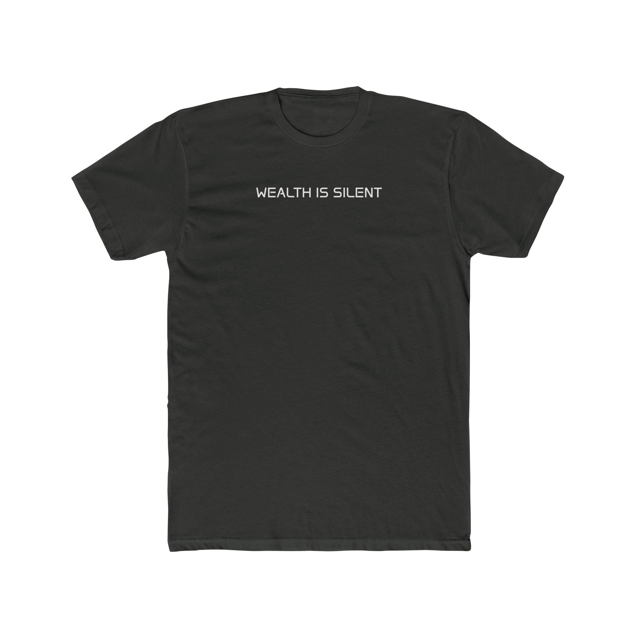 Wealth Is Silent Graphic Tee — "Money Talks. Wealth Whispers – Bamerix