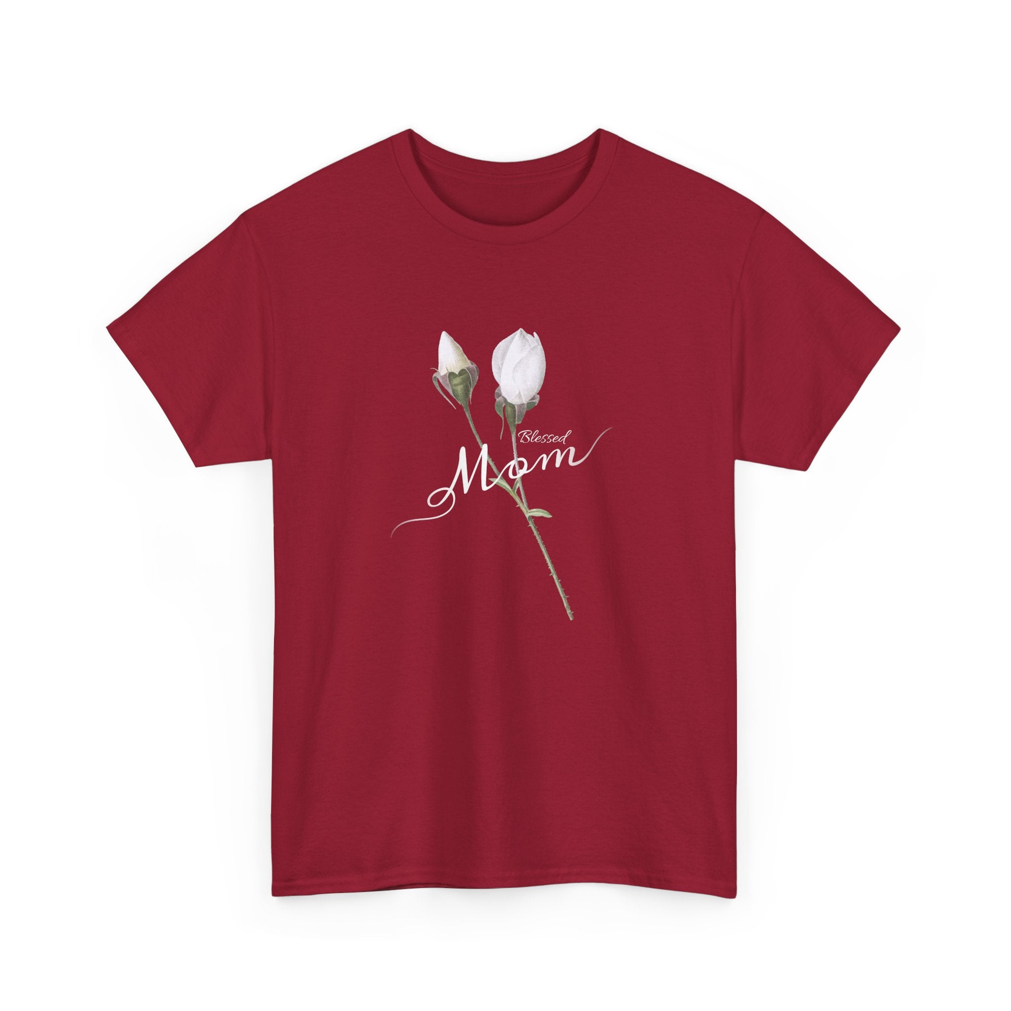 Mom Floral T-Shirt for Women – Minimal Mother's Day Gift – Bamerix