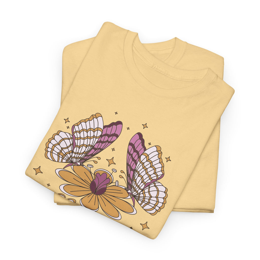Boho Butterfly Floral T-Shirt – Bamerix
