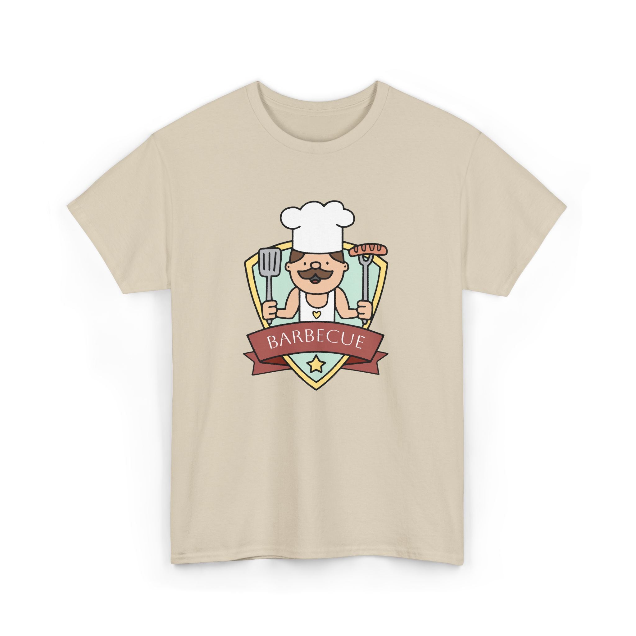 Barbecue Chef Graphic Tee — Funny Grillmaster BBQ T-Shirt – Bamerix