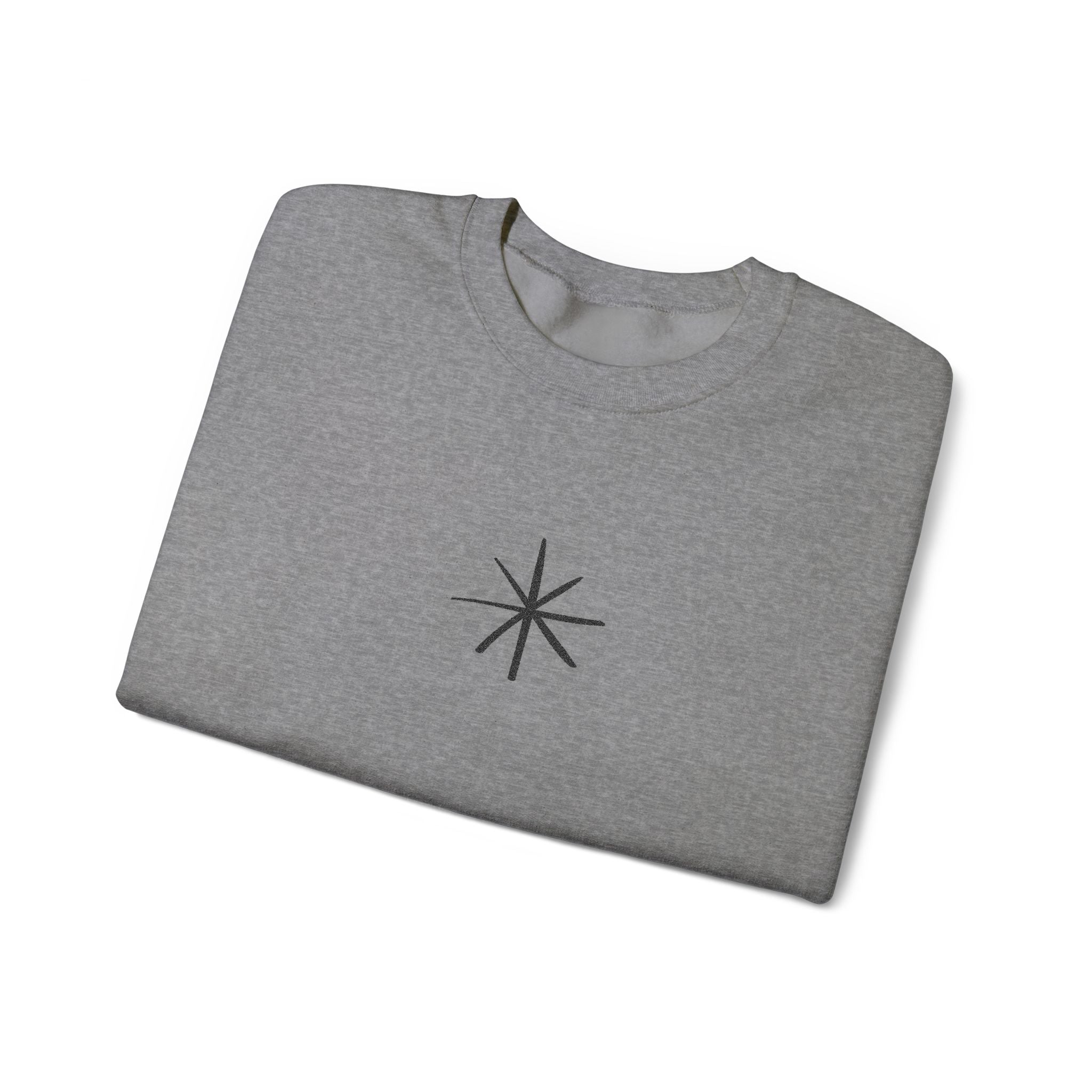 Minimal Starburst Crewneck Sweatshirt – Bamerix