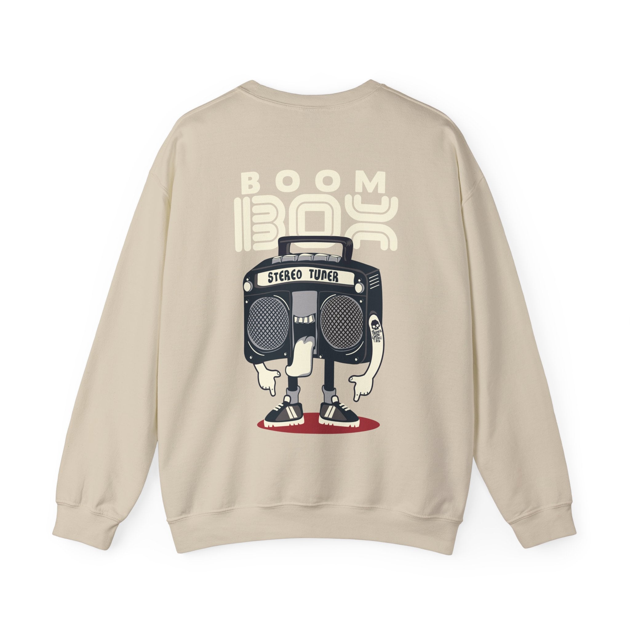 Retro Boom Box Sweatshirt Vintage Music Lover Gift Unisex Cozy Crewneck – Bamerix