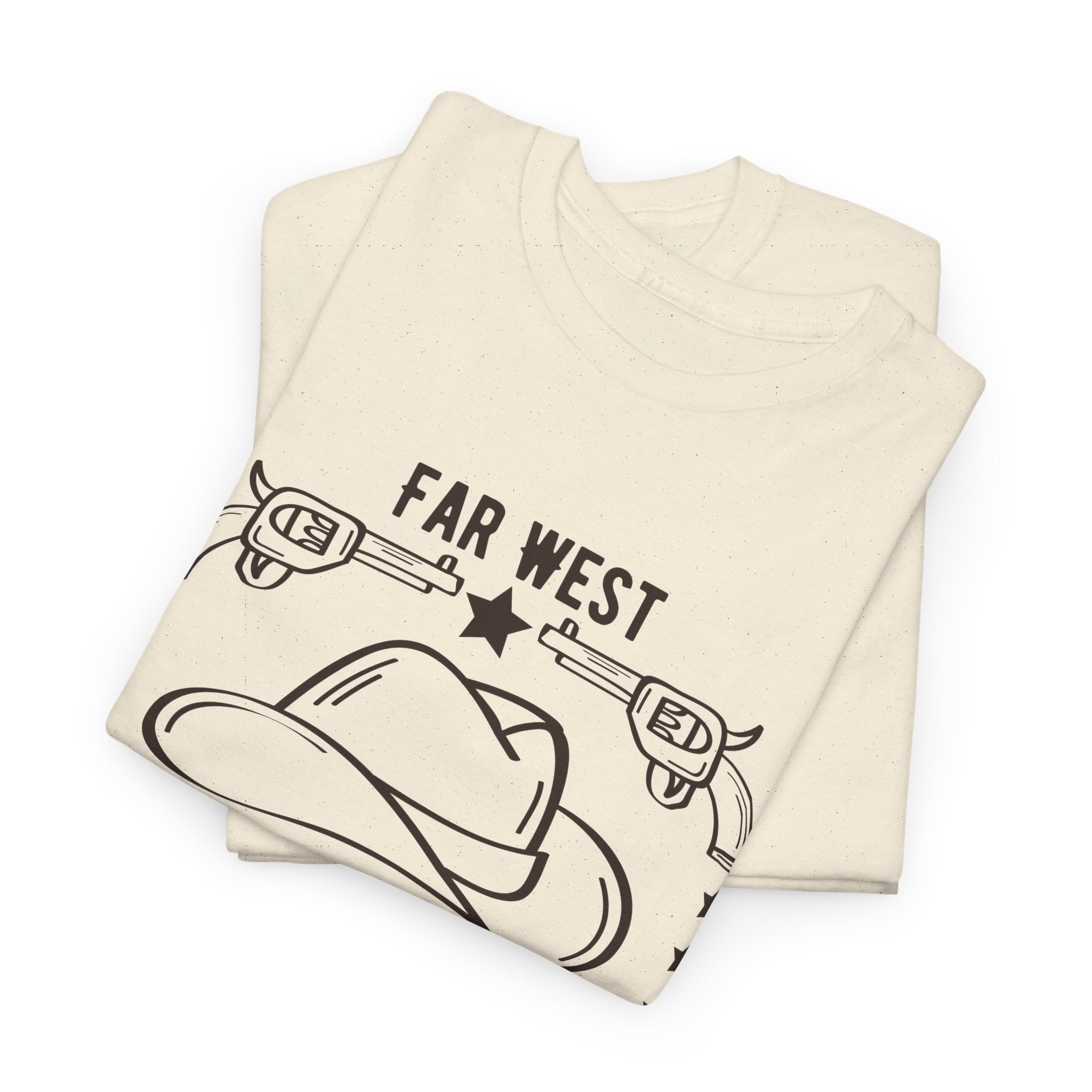 Far West Cowboy Hat Tee — Western Graphic T-Shirt – Bamerix