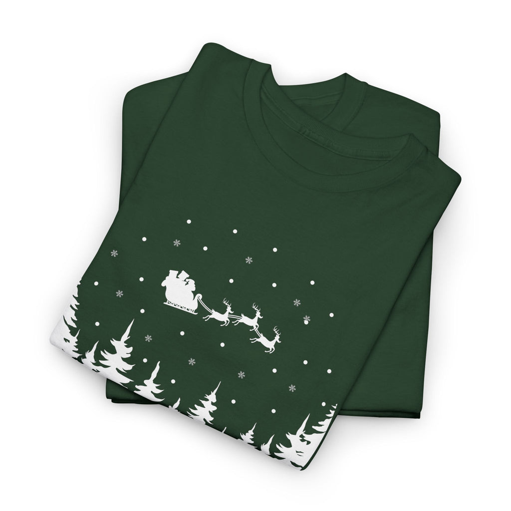 Merry Christmas Unisex Tee, Festive Holiday Shirt, Xmas Gift, Red Green Winter Top, Family Matching Outfit – Bamerix