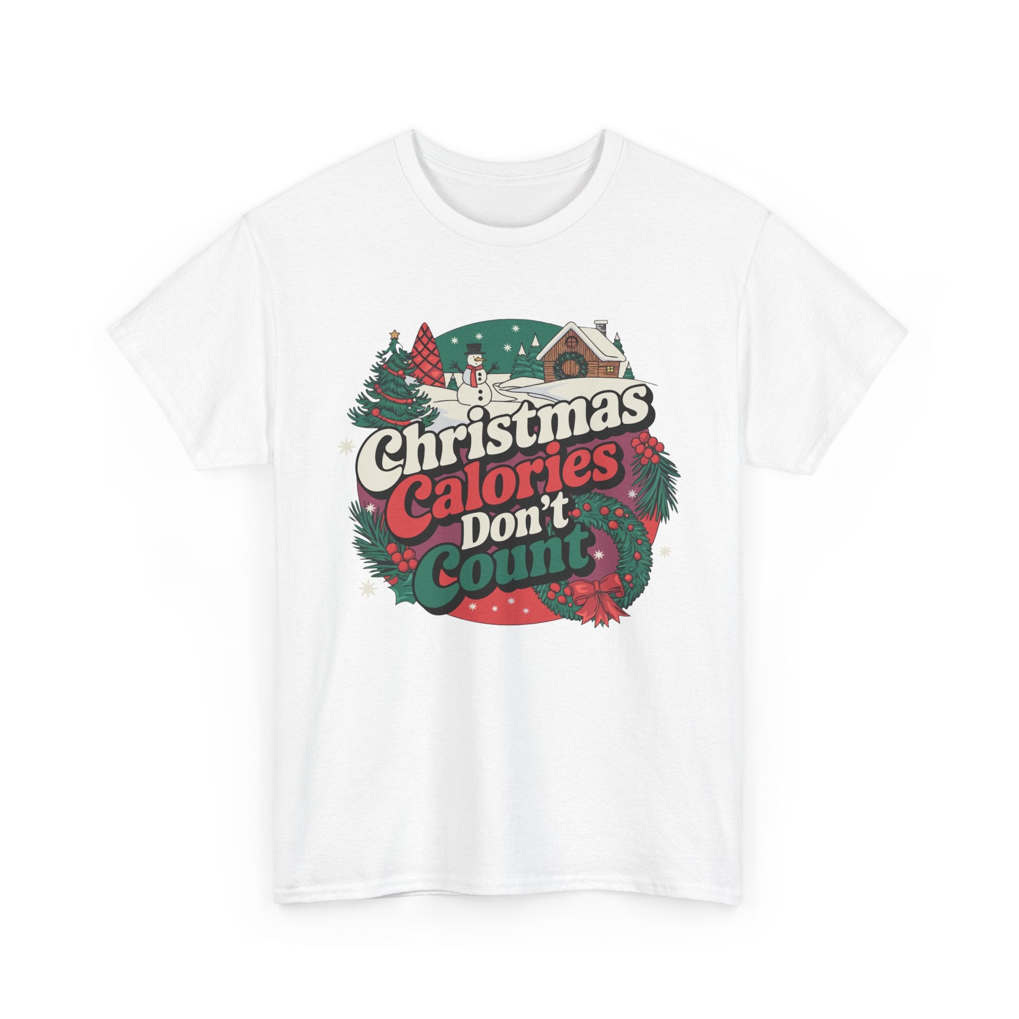 Christmas Calories Don't Count T-Shirt, Funny Holiday Tee – Bamerix