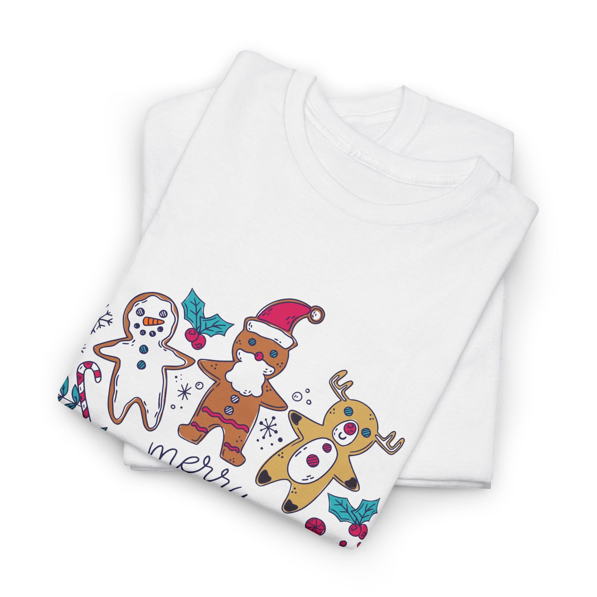 Merry Christmas Unisex Cotton Tee, Holiday Shirt, Christmas Gift – Bamerix